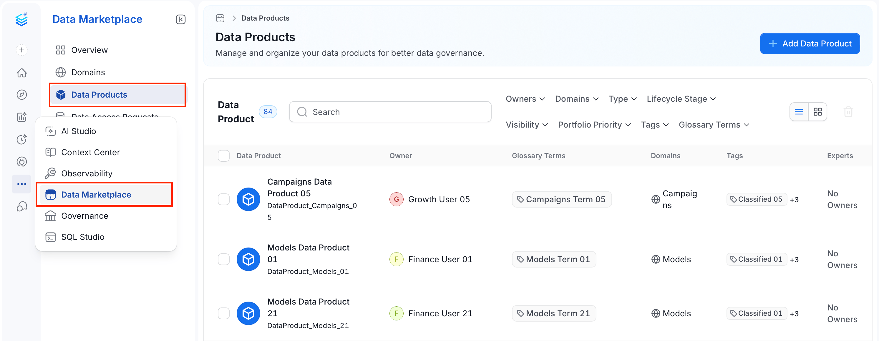 Access Data Products