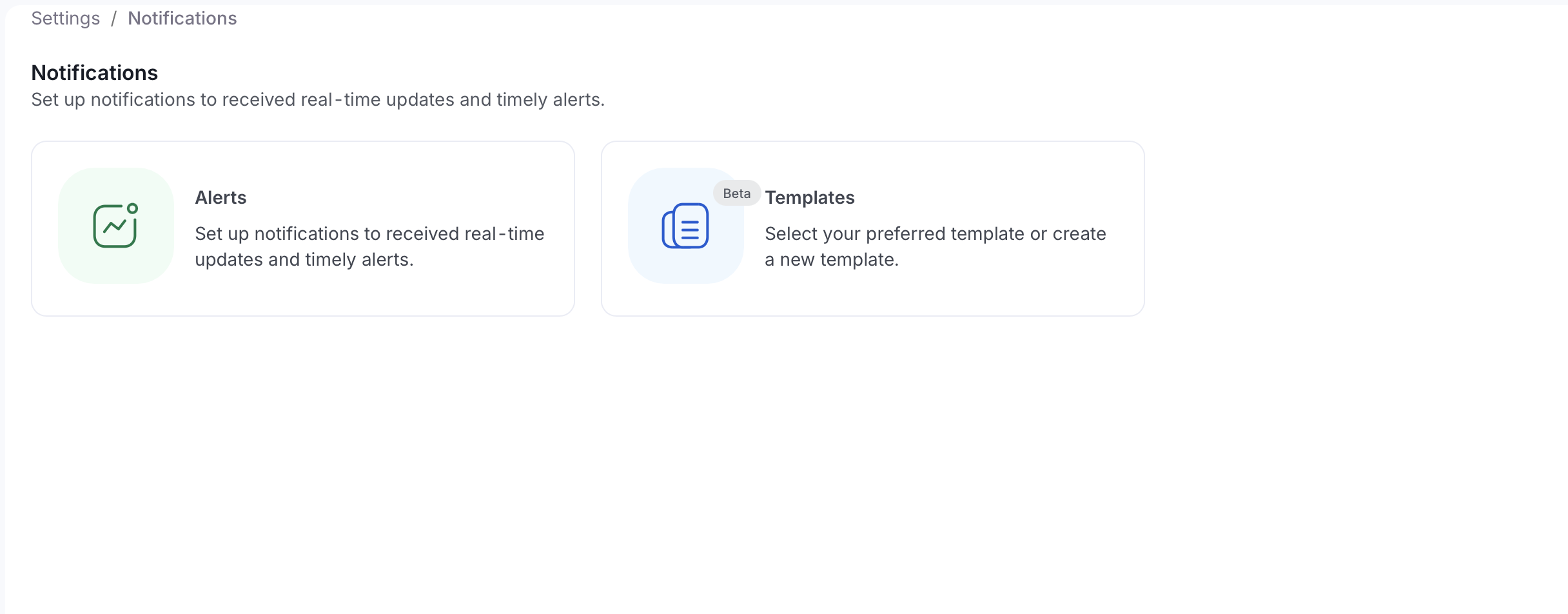 Access Notification Templates