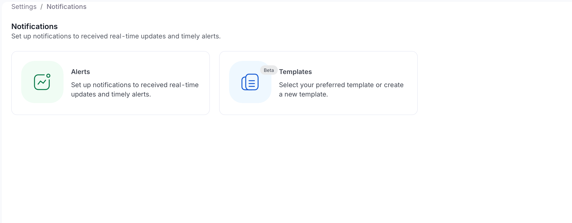 Access Notification Templates
