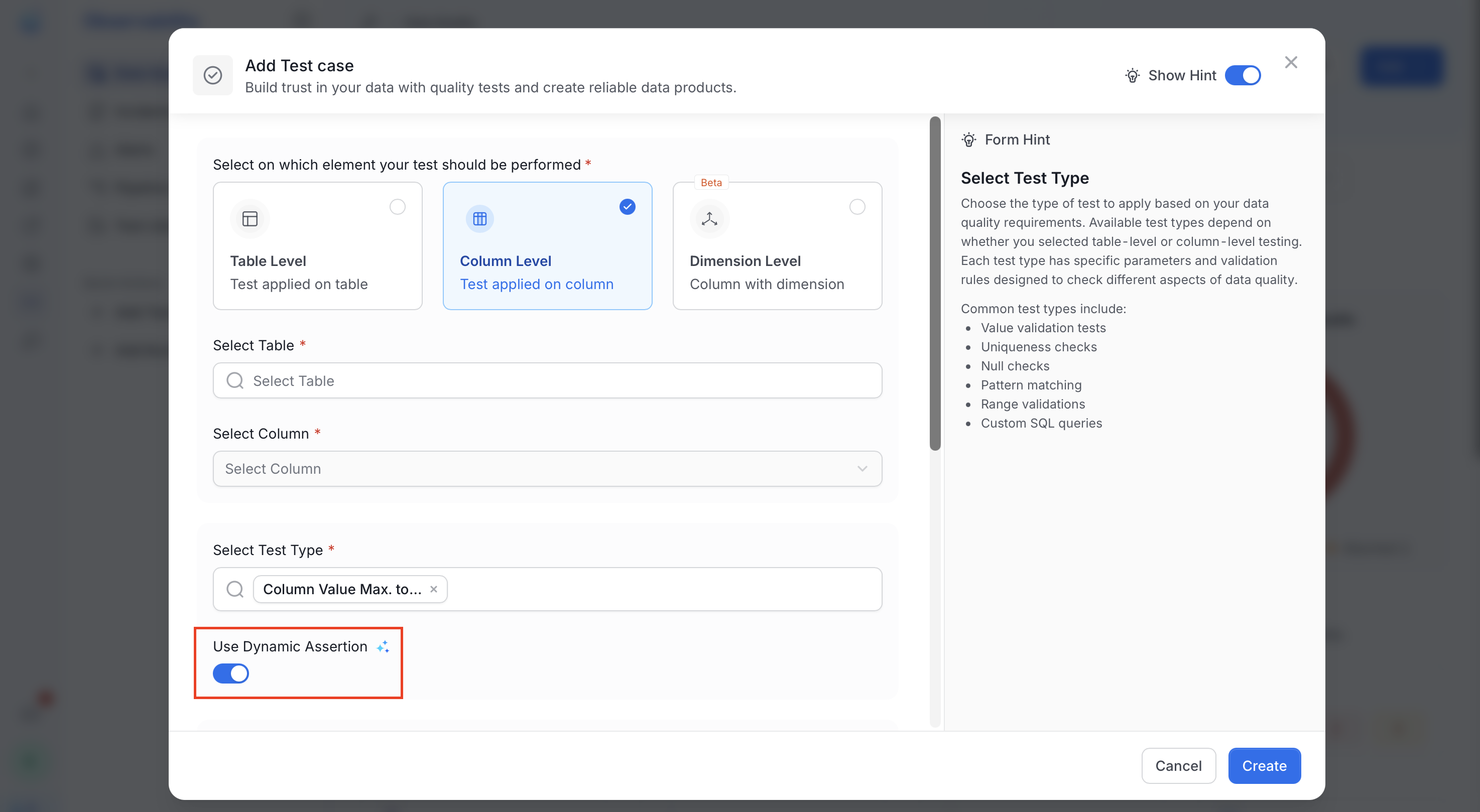Dynamic Assertions