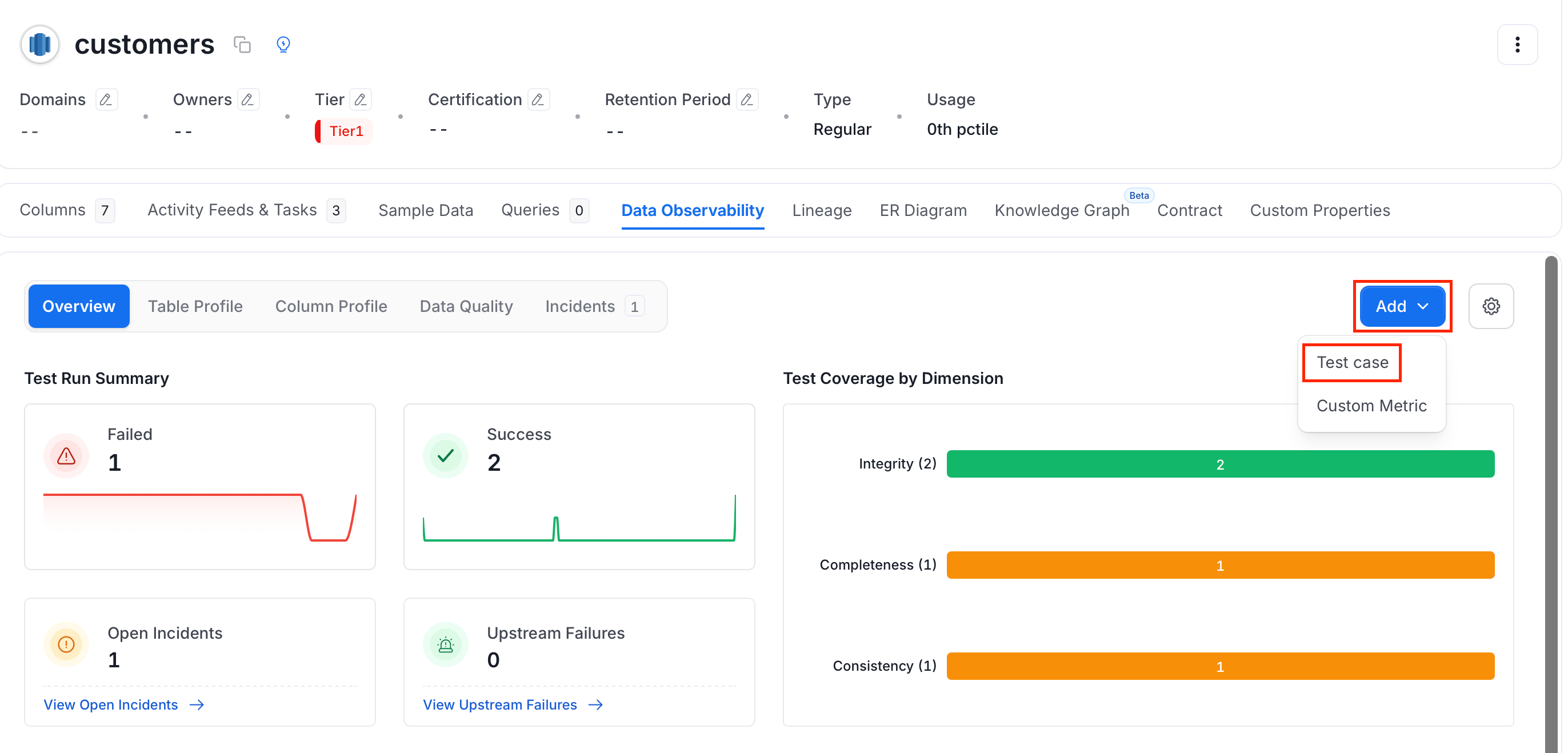Select Test Case