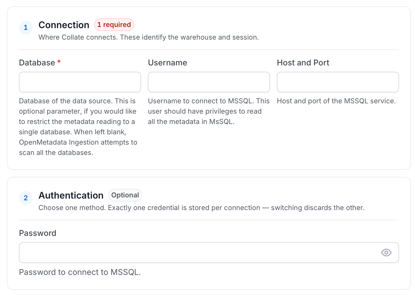 Configure Service Connection