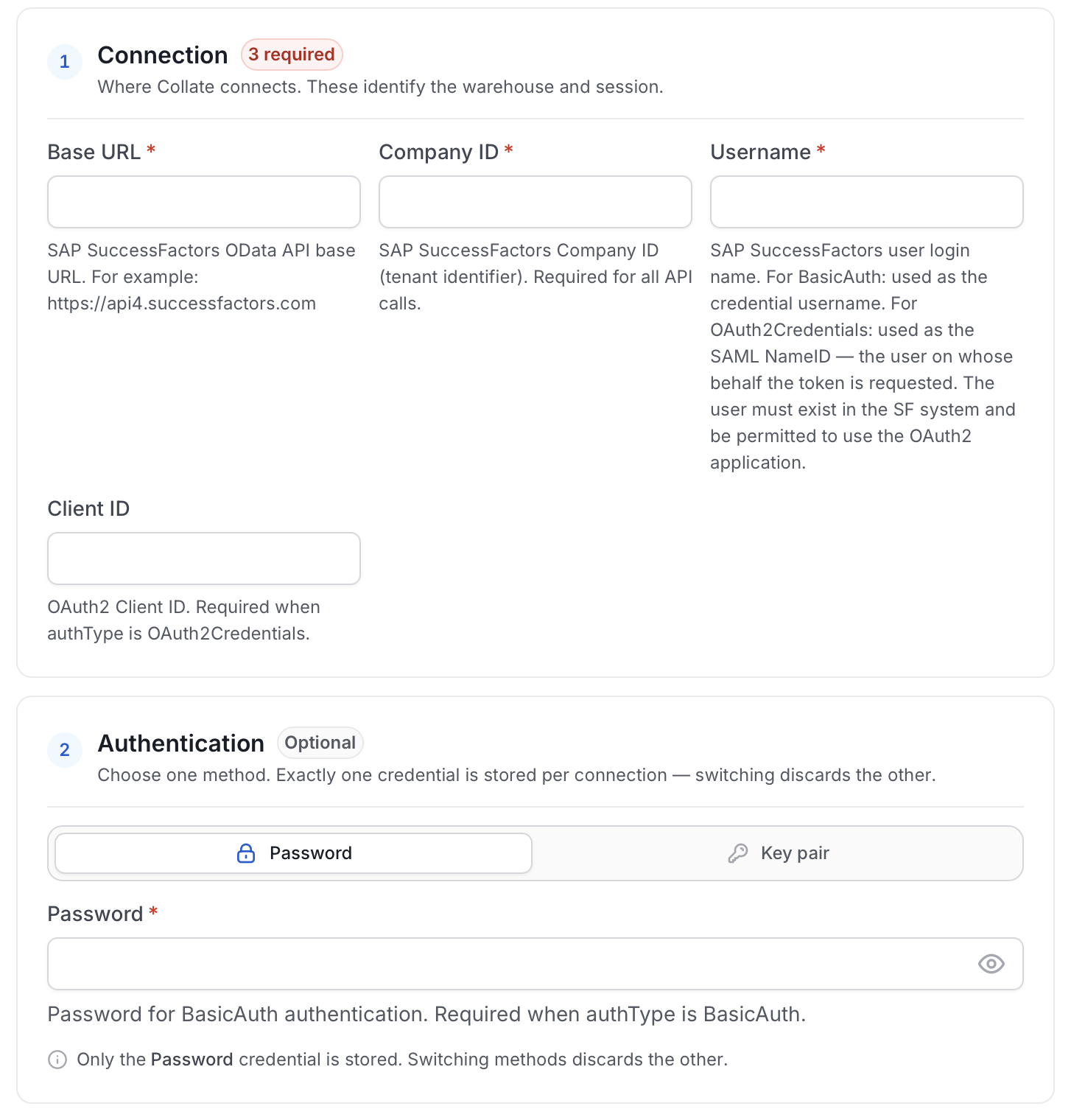 Configure Service Connection