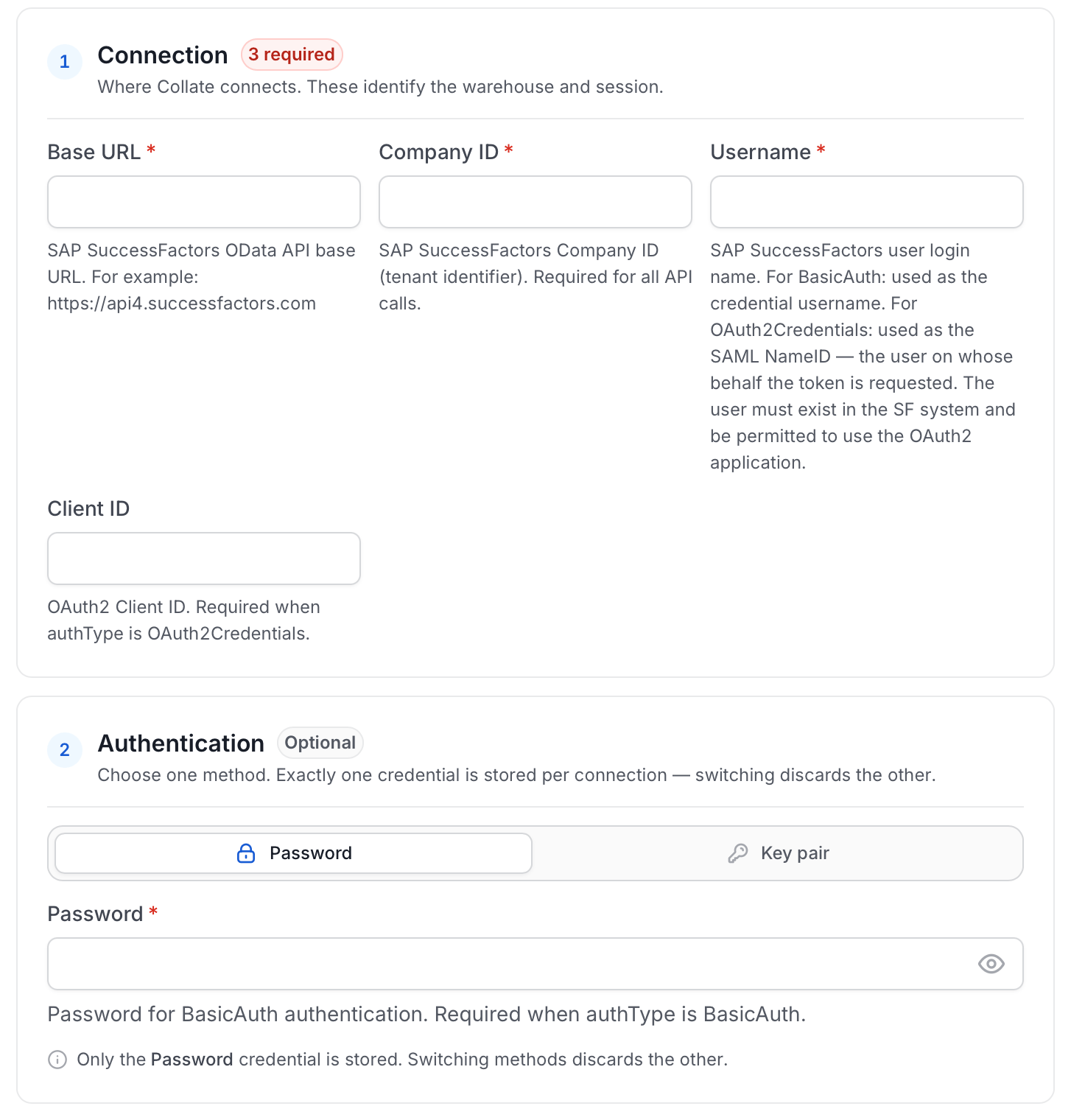 Configure Service Connection