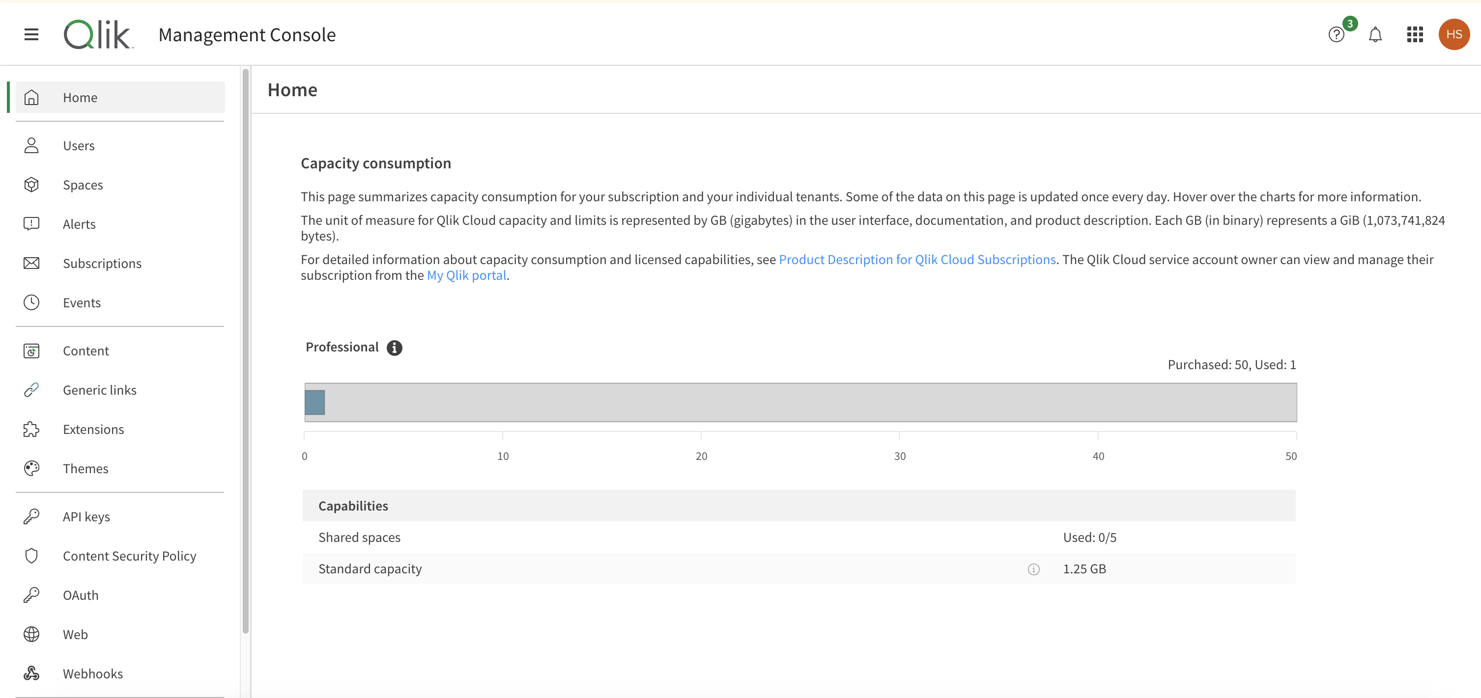 Navigate to API Keys in QMC