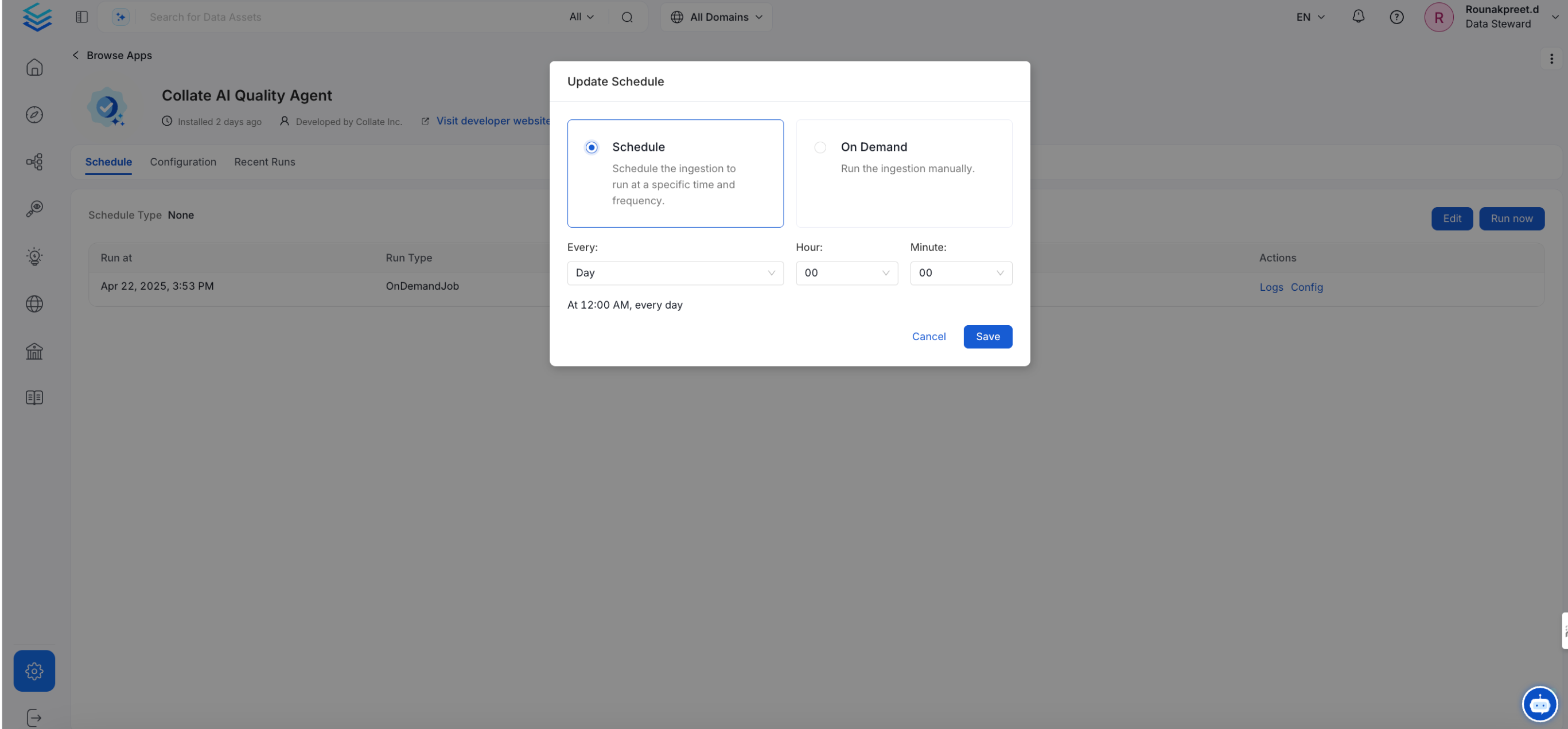 Enhance Data Quality with Collate AI Quality Agent - Collate Documentation