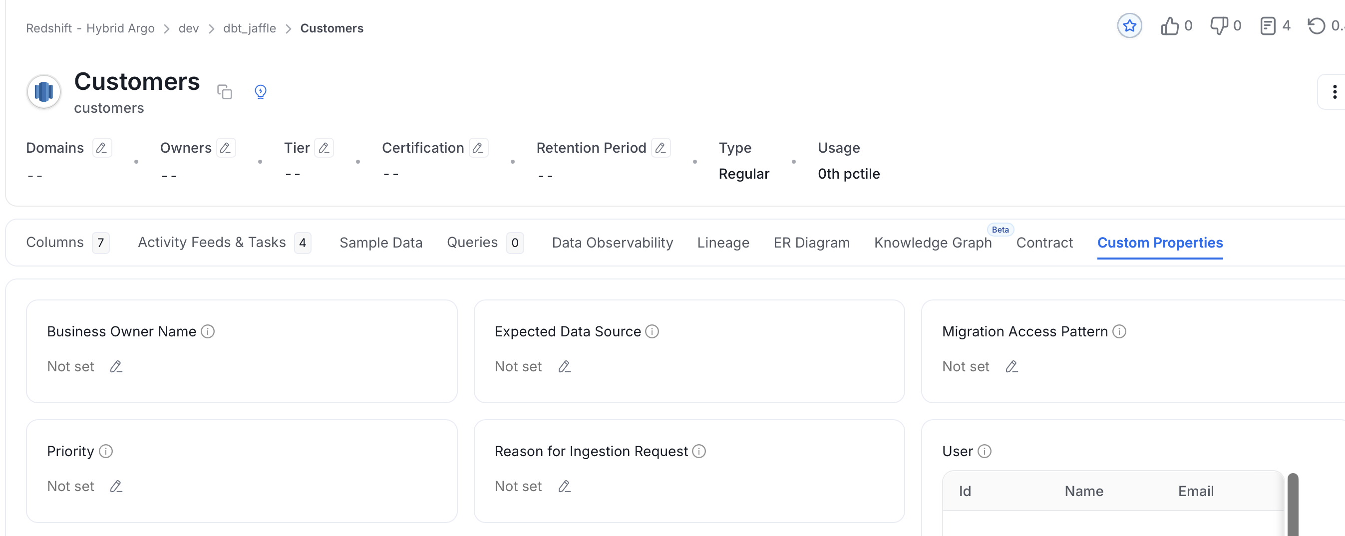 Adding Values to Custom Properties