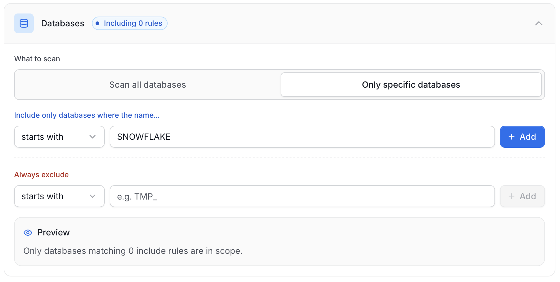 Database Filter Pattern Example 2