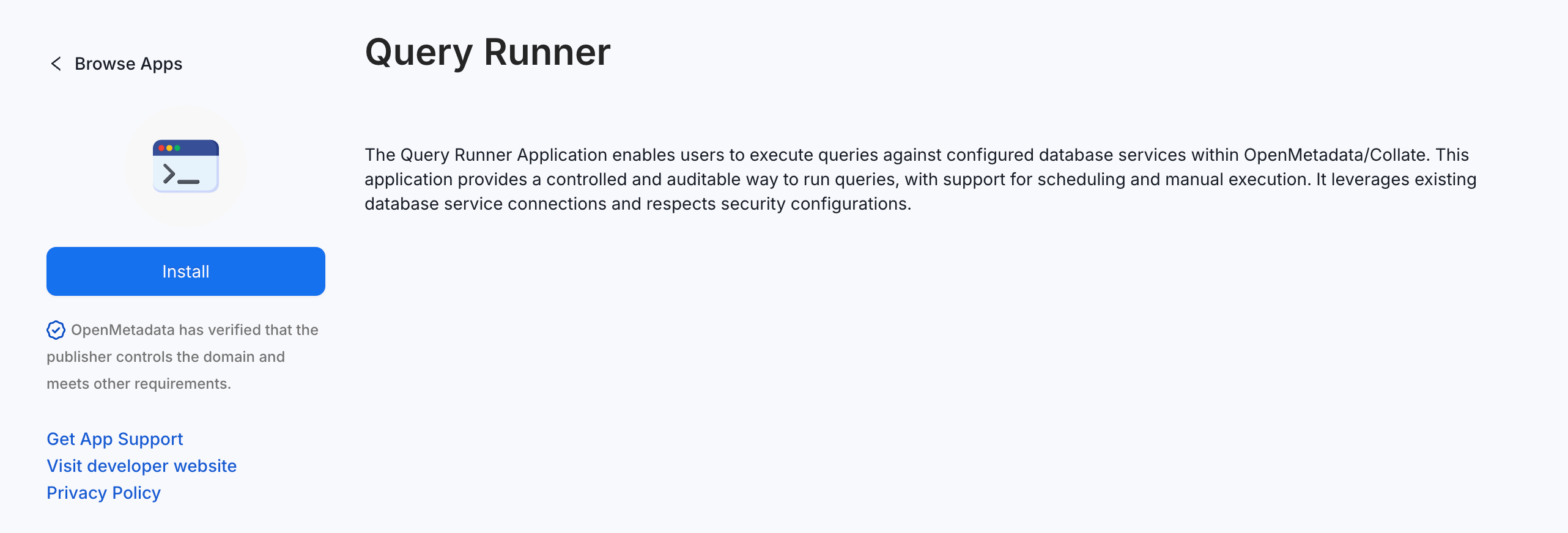 Query Runner Application for SQL Studio - Collate Documentation