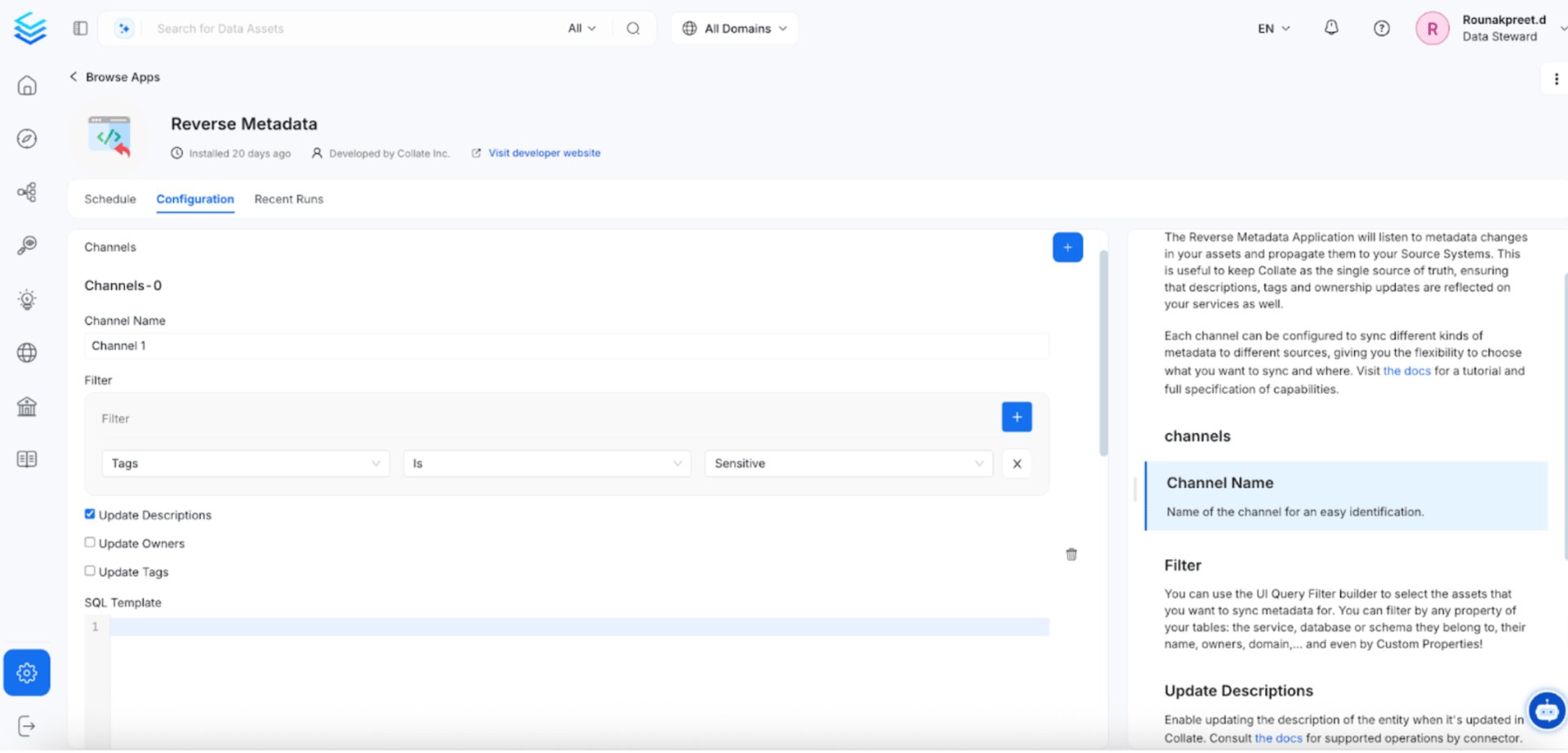 Collate Metadata Reverse Metadata Application | Collate Docs - Collate Documentation