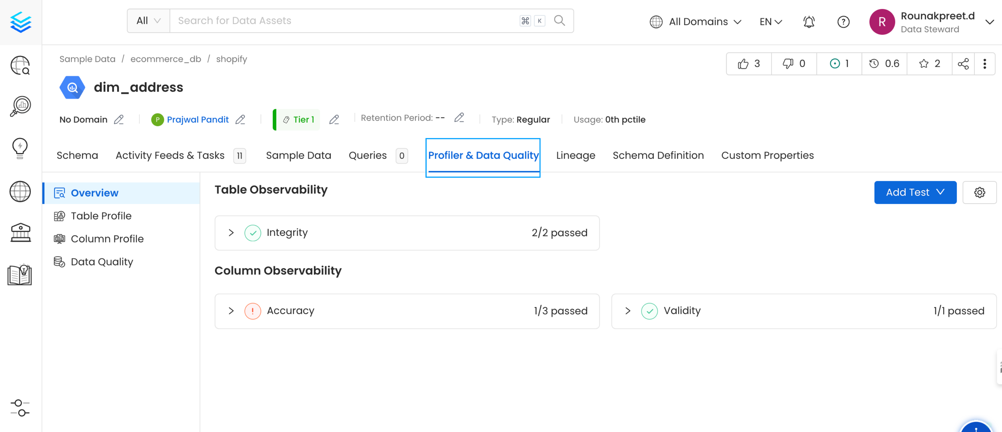 Manual Configuration of Tests
