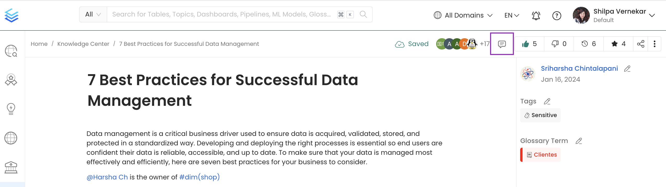 Comment on an Article