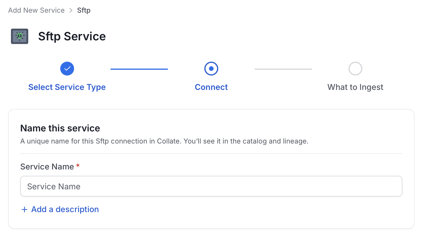 Add New Service Name