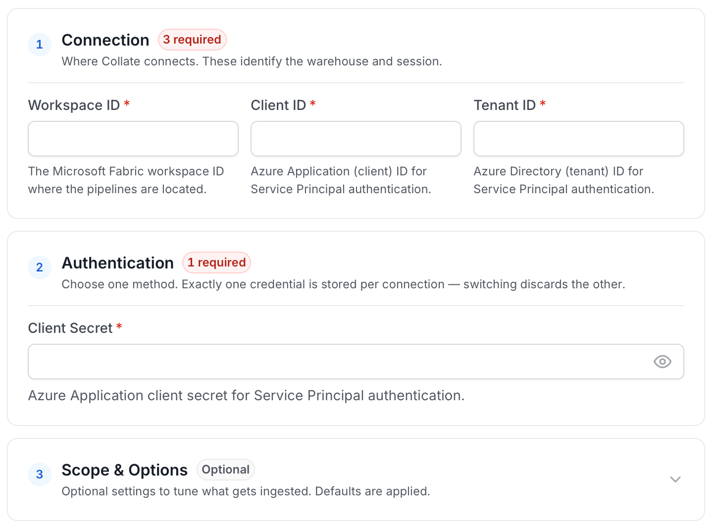 Configure Service Connection