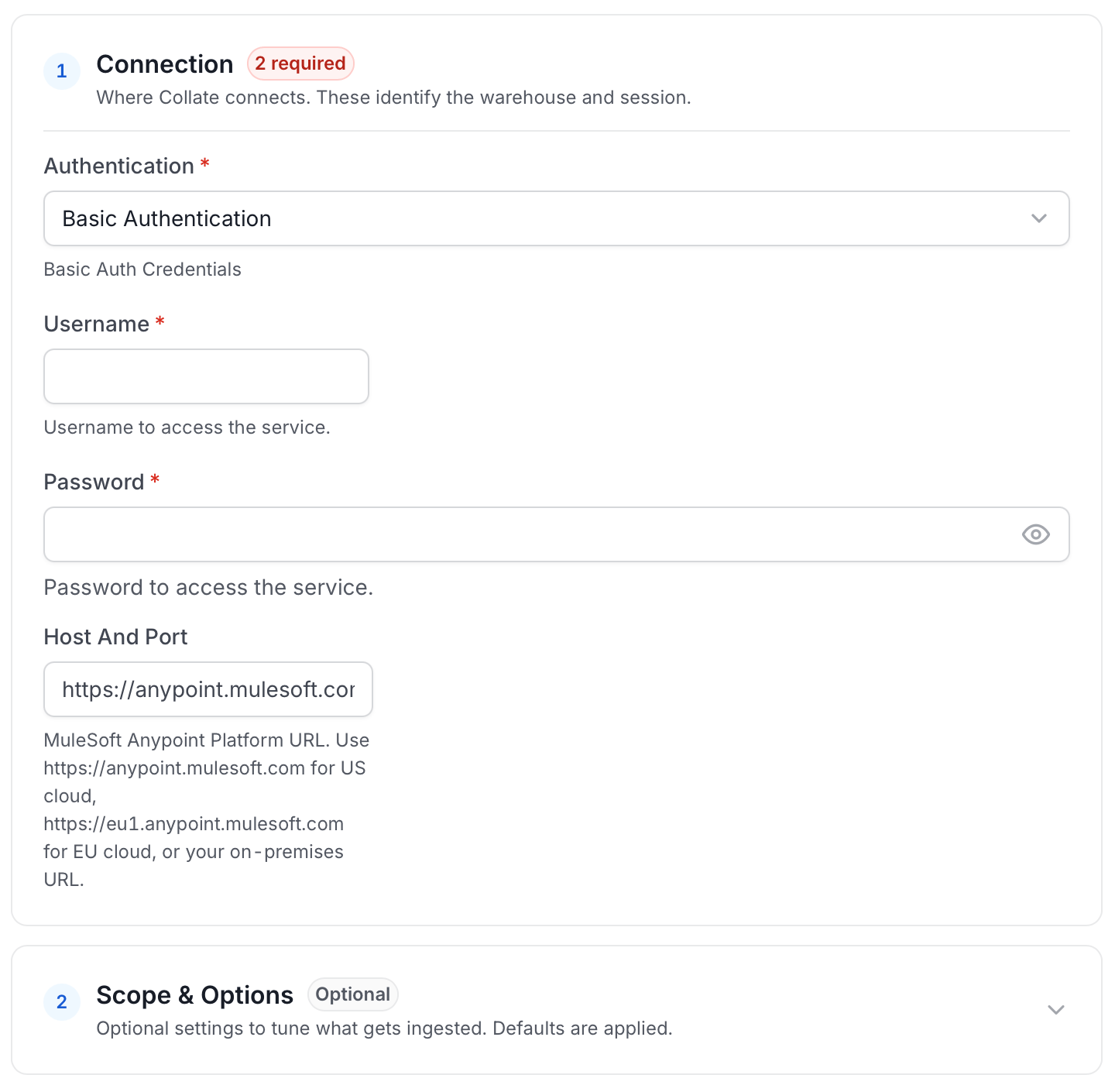 Configure Service Connection