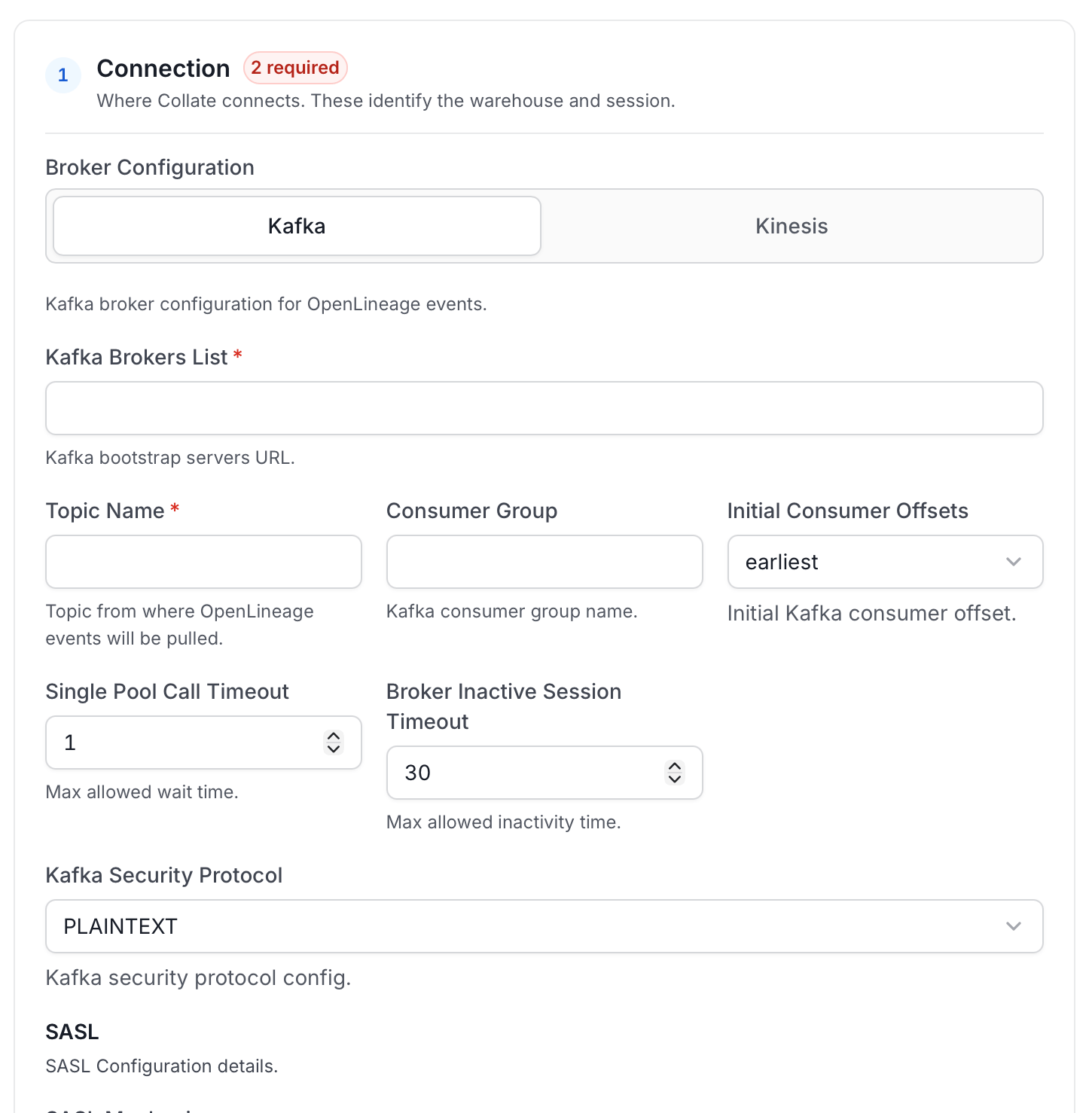 Configure Service Connection