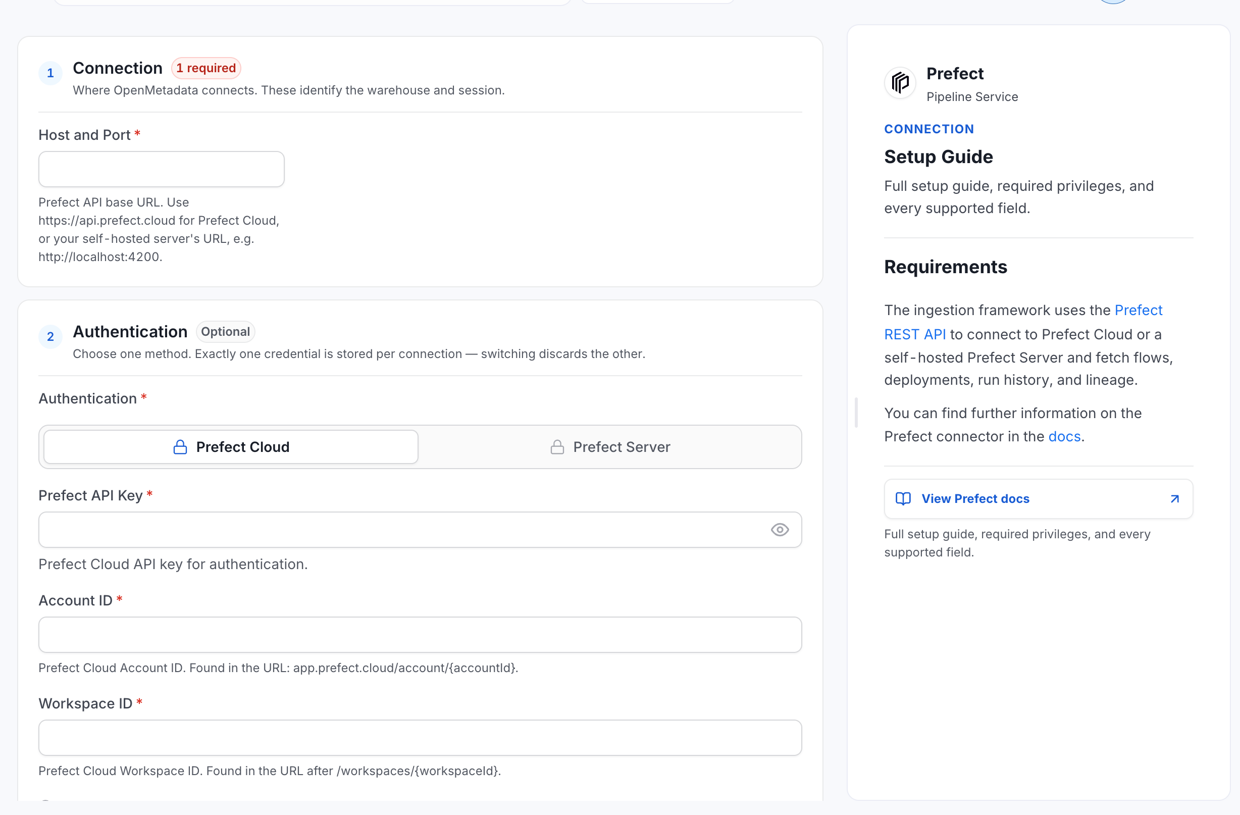 Configure Service Connection