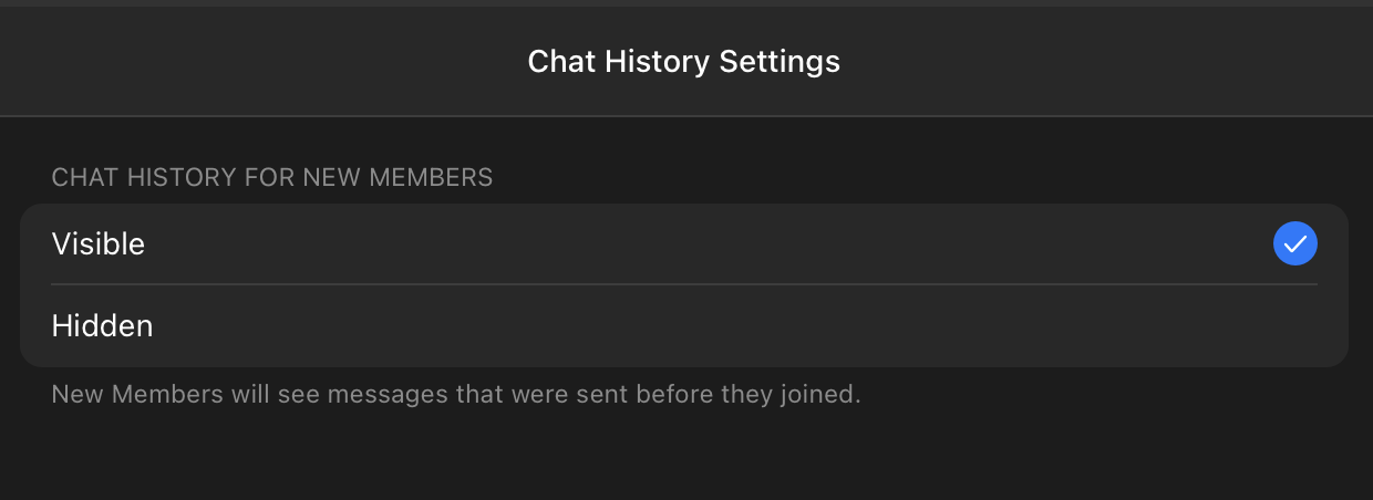 Telegram chat history screenshot