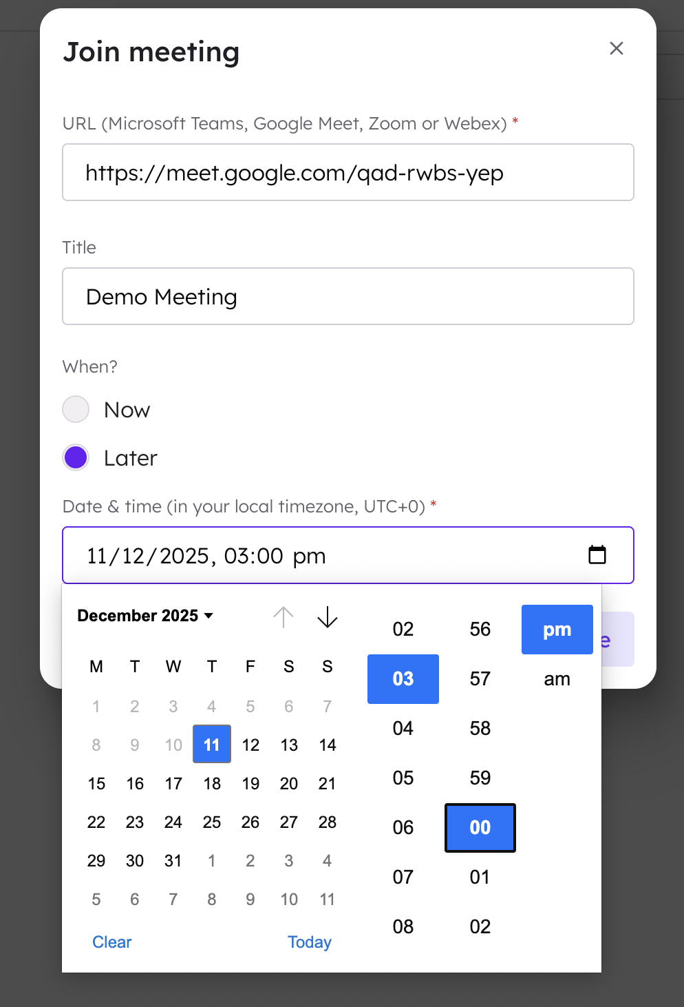 Schedule Later Pn Schedule Later Pn
