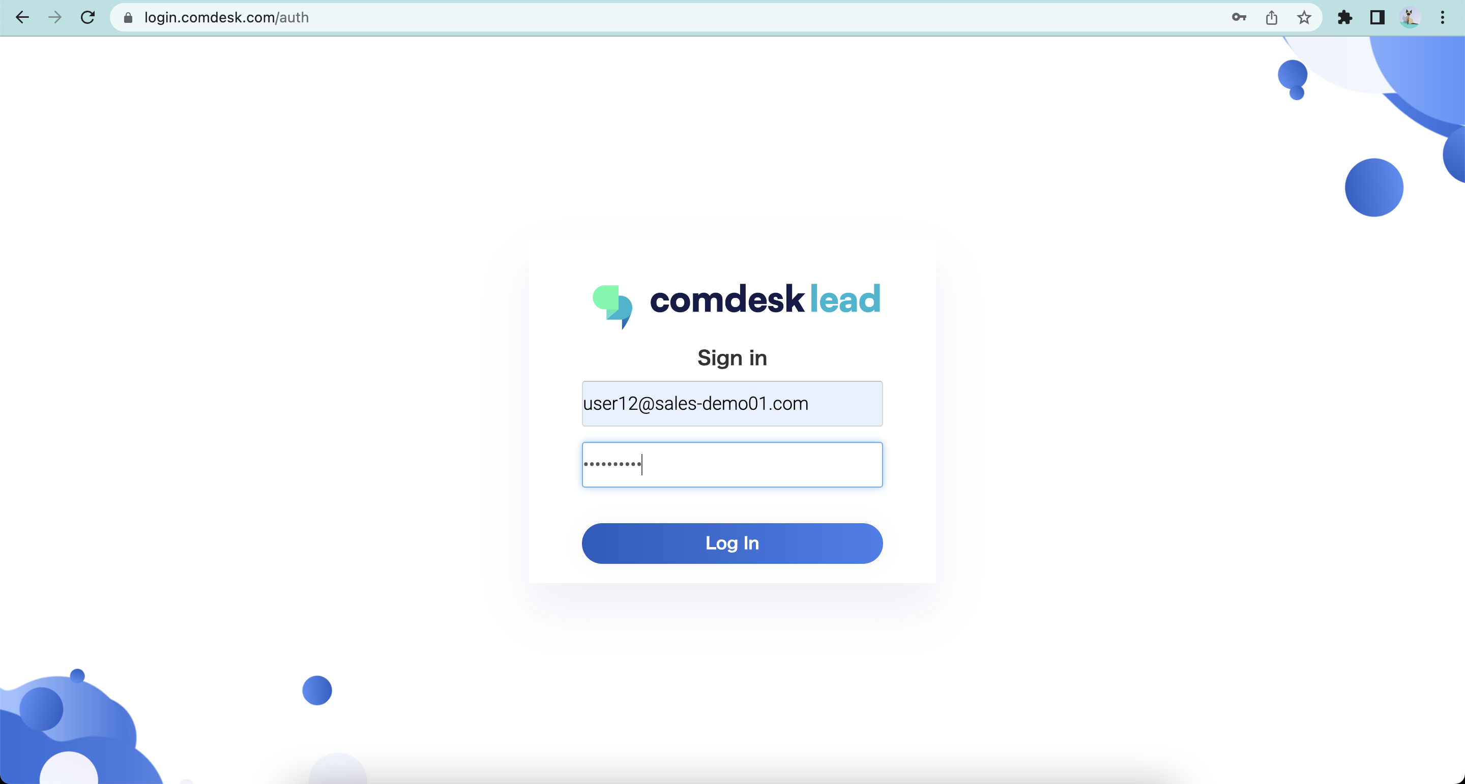 Comdesk Leadにログインする - Comdesk ヘルプ