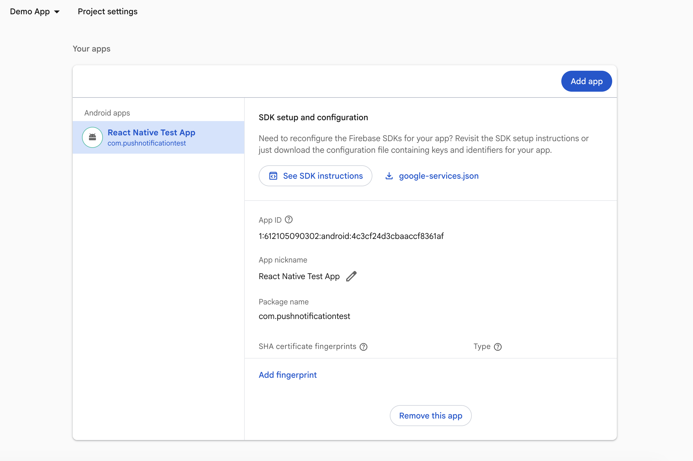 Firebase - Push Notifications