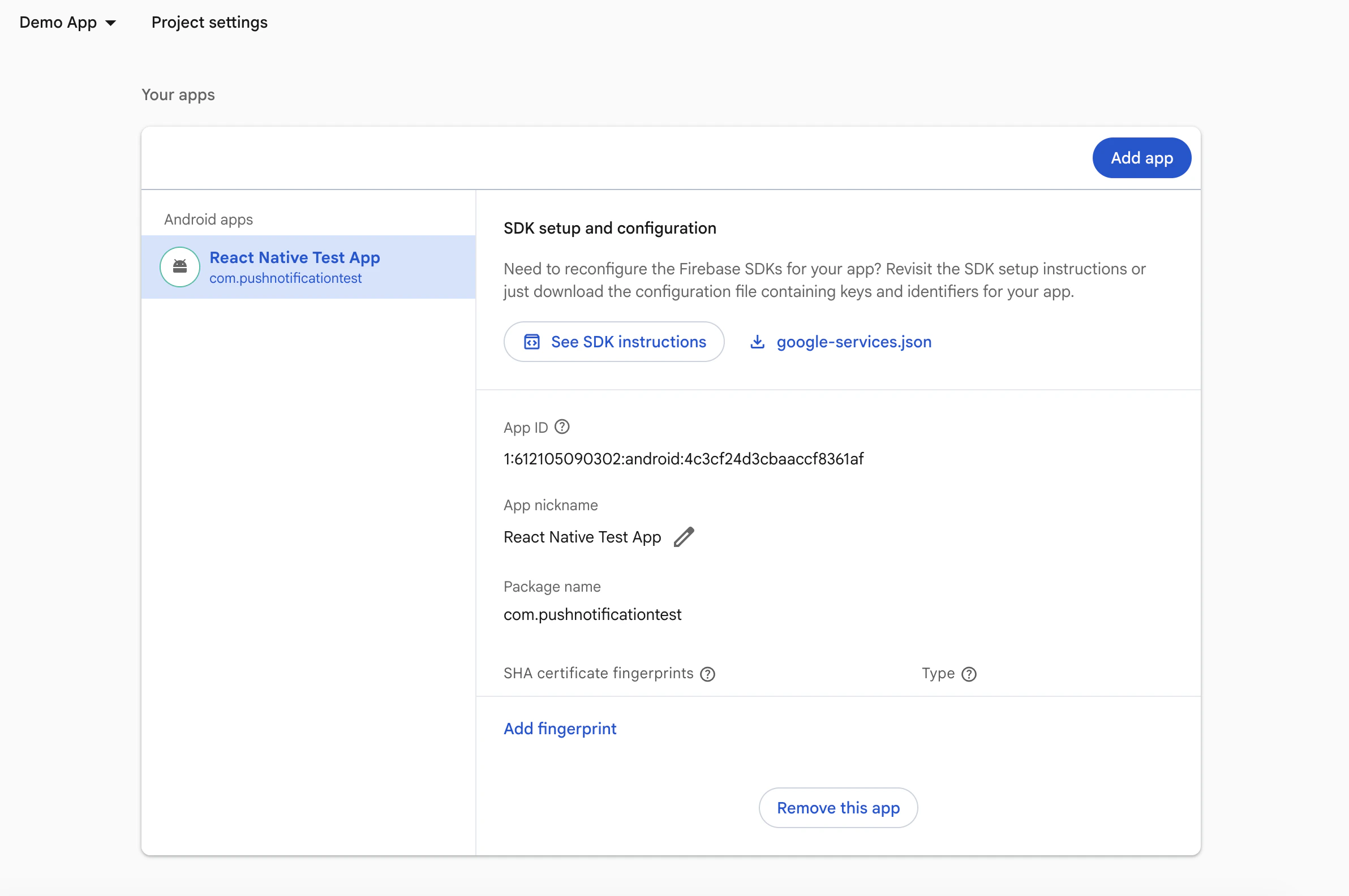 Firebase - Push Notifications