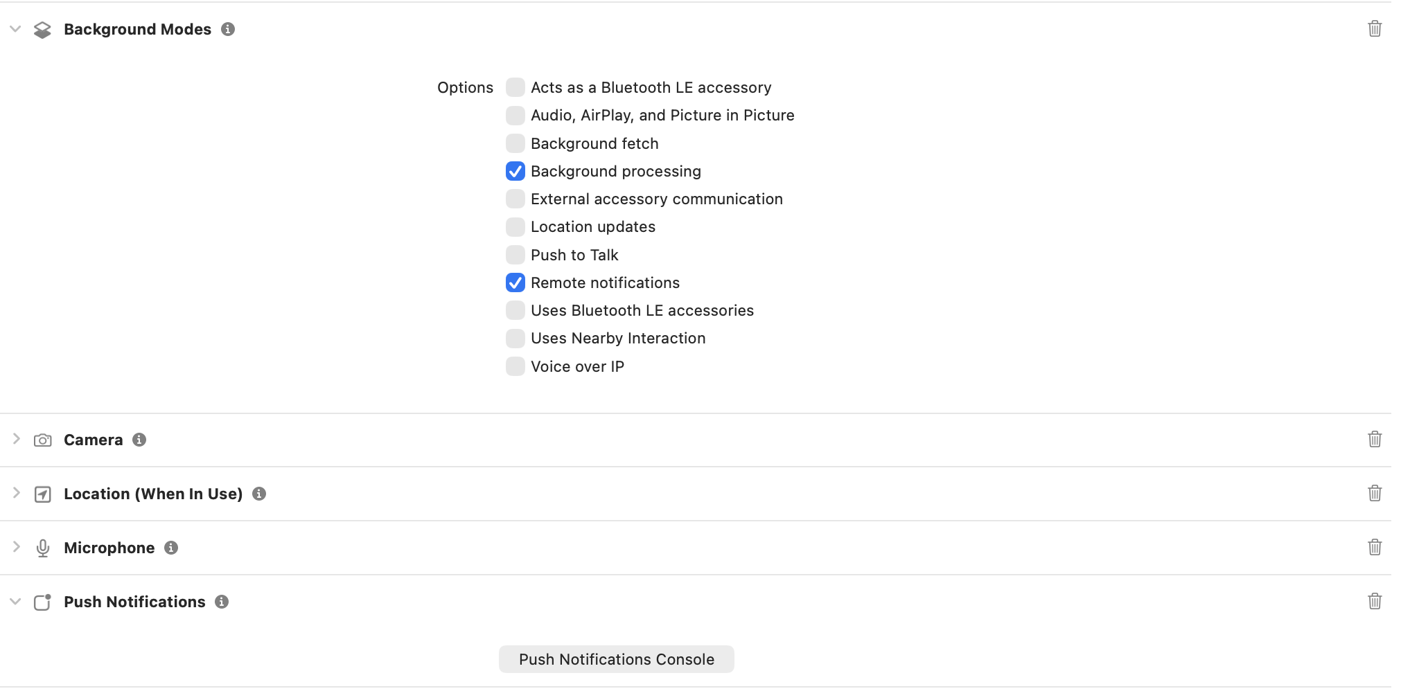 Enable Push Notifications