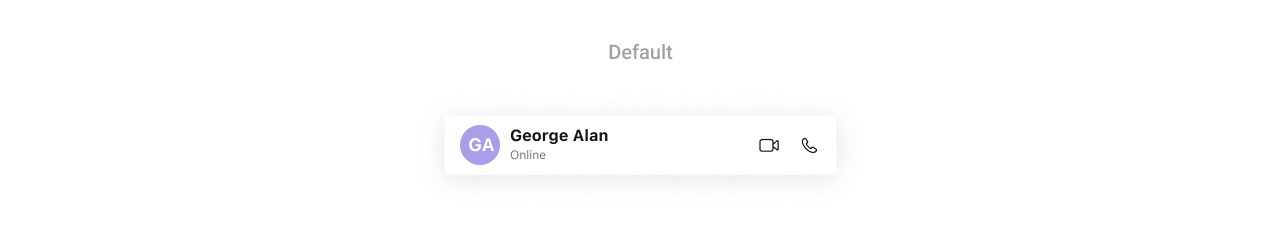 CometChatMessageHeader showing user avatar, name, online status, and call buttons in the navigation bar