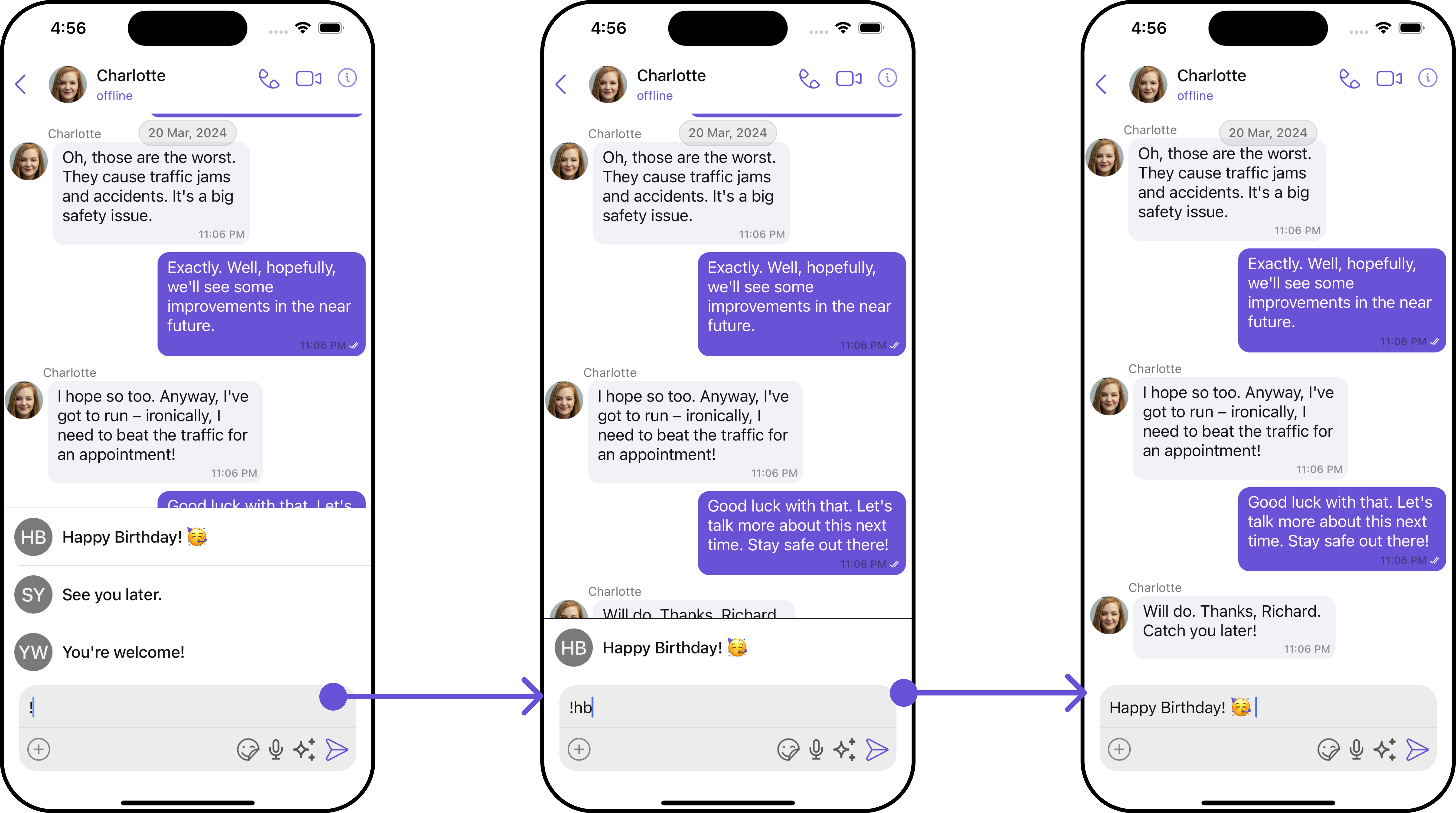 ShortCut Formatter - CometChat Docs