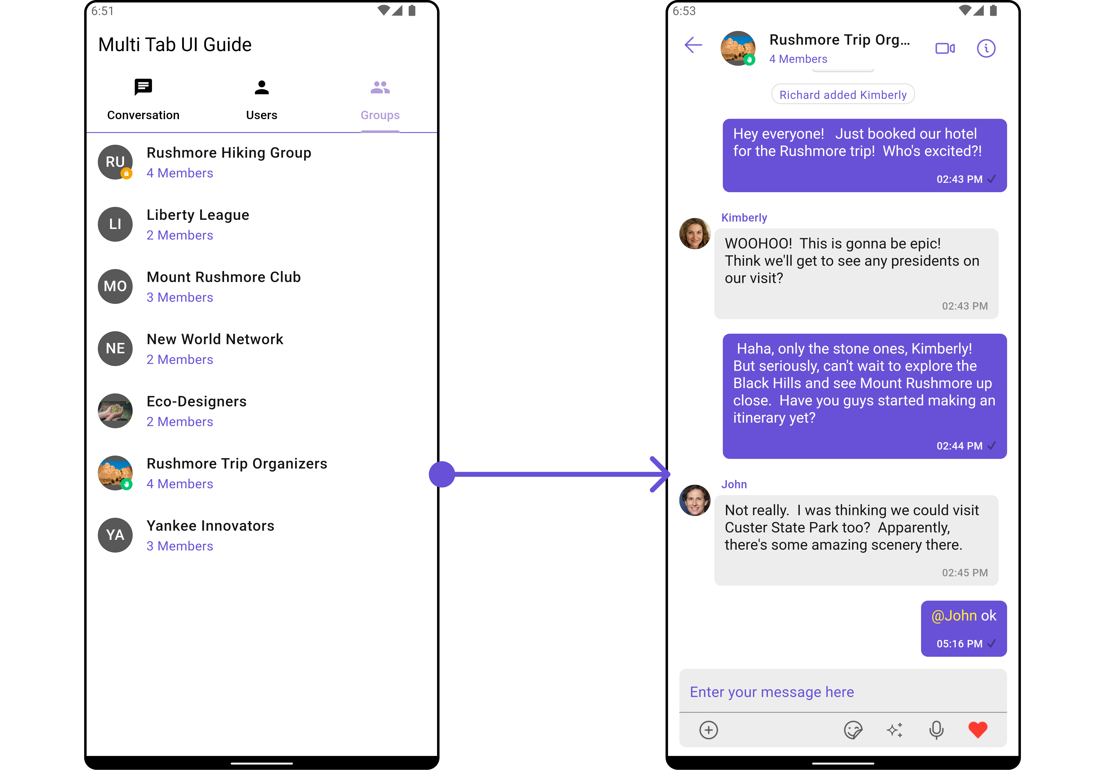 Multi Tab Chat UI Guide - CometChat Docs