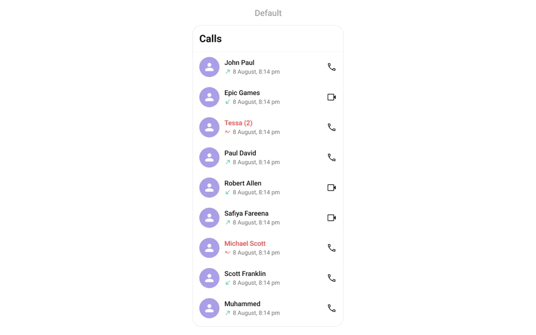 Call Logs - CometChat Docs