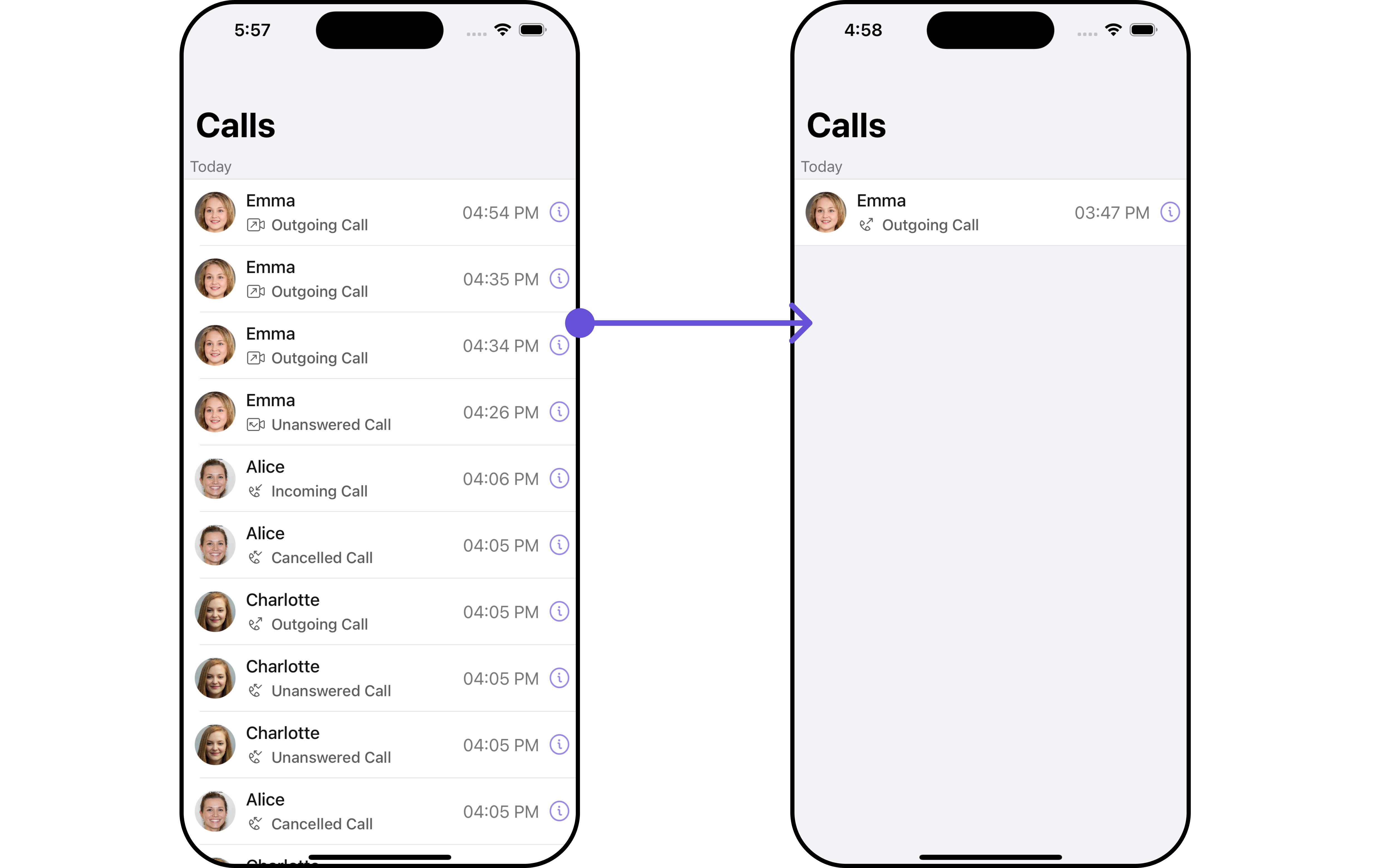 Call Log With Details - CometChat Docs