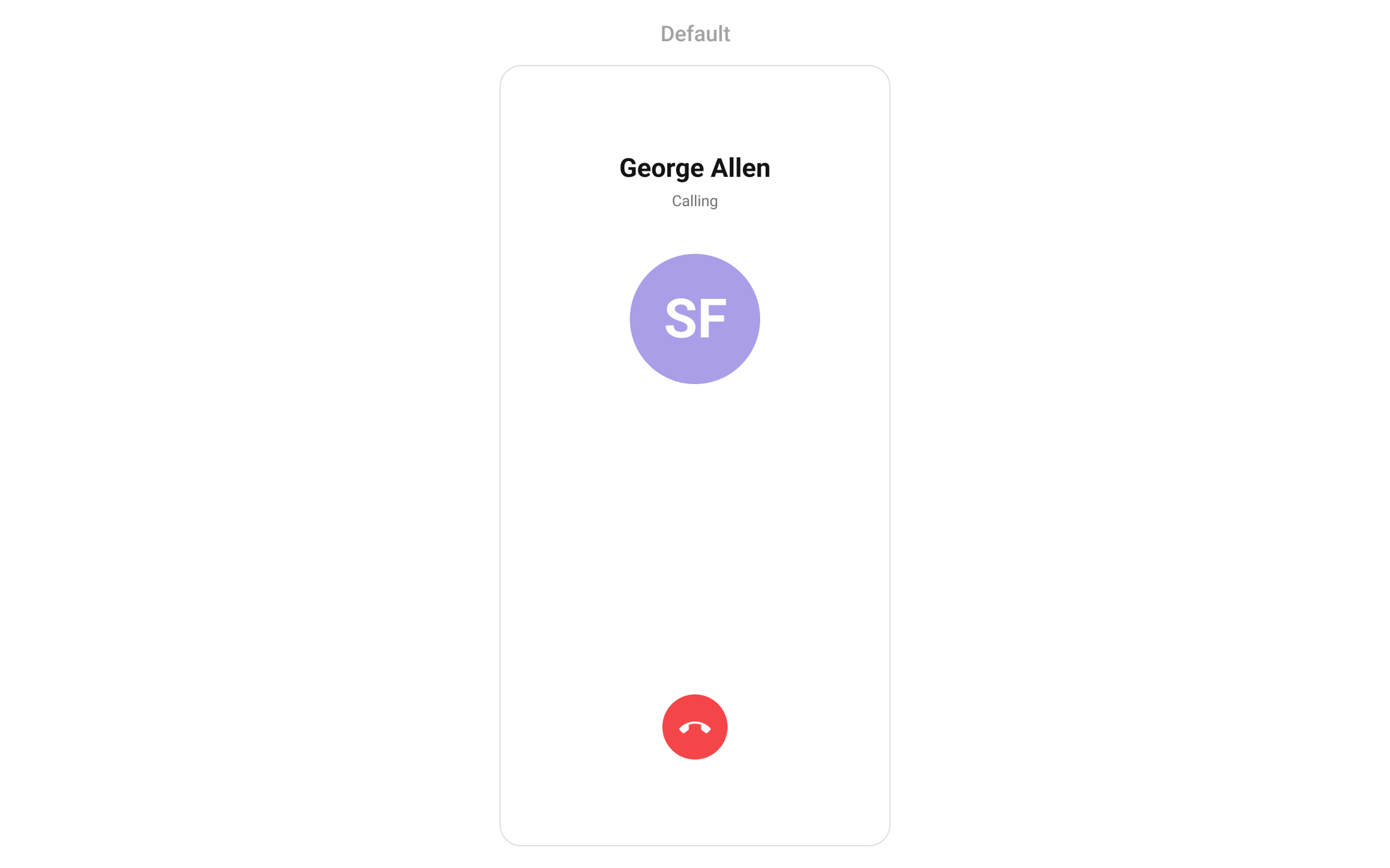 Outgoing Video Call Outgoing Call - CometChat Docs