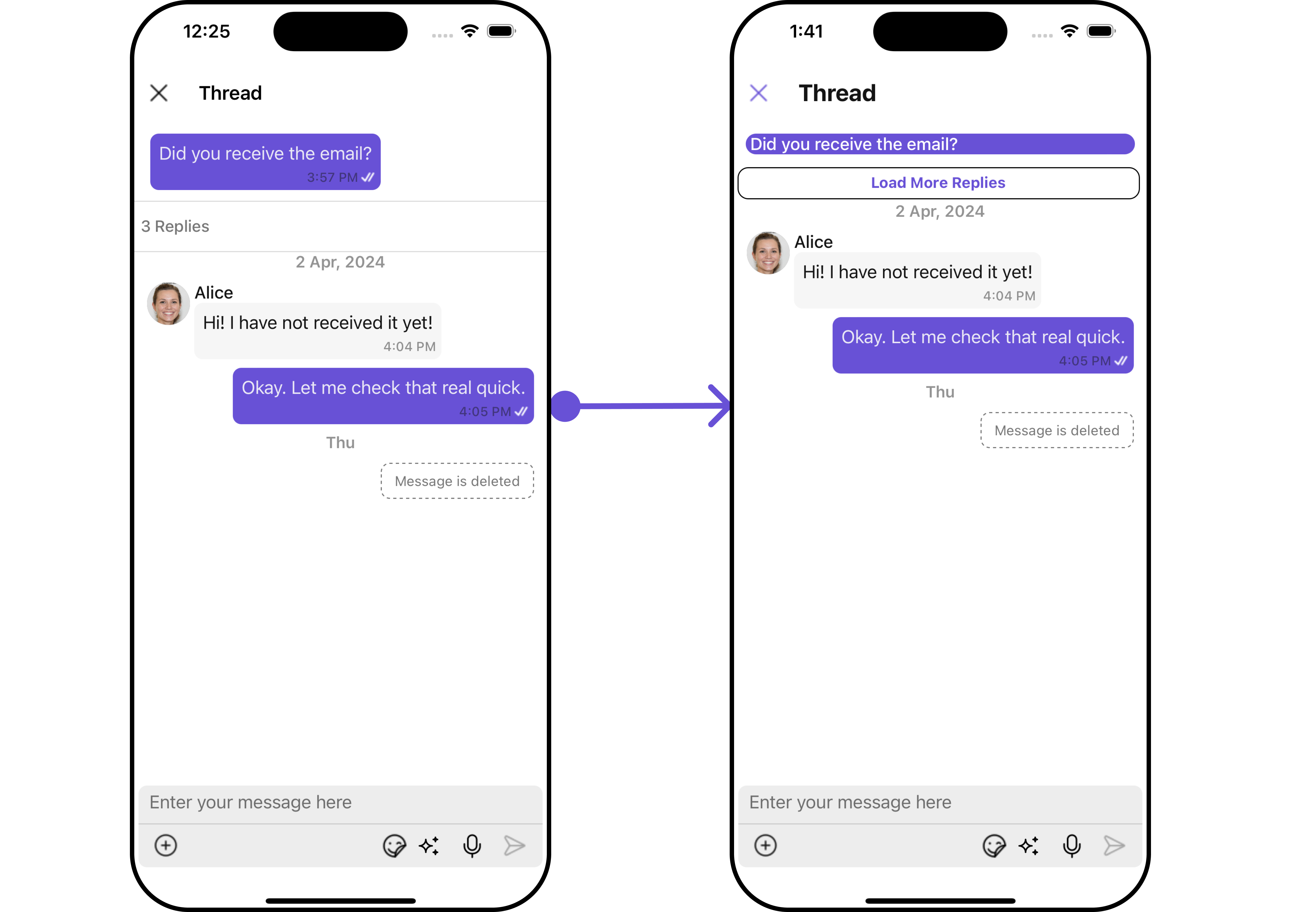 Threaded Messages - CometChat Docs