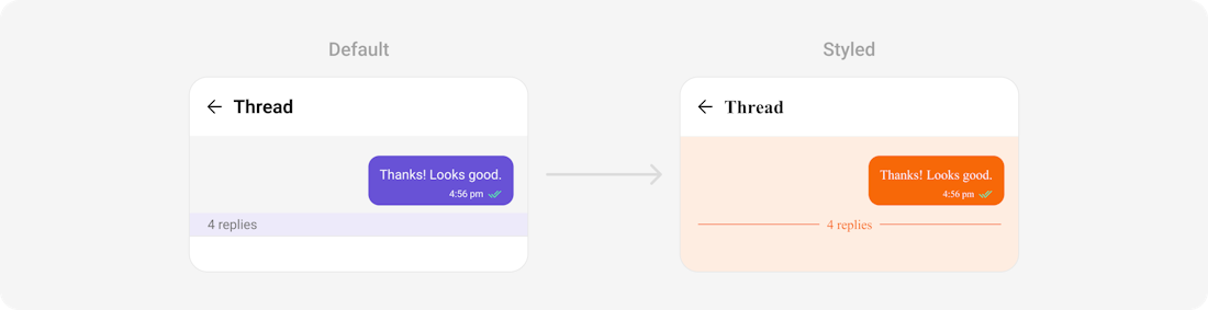 Threaded Messages Header - CometChat Docs