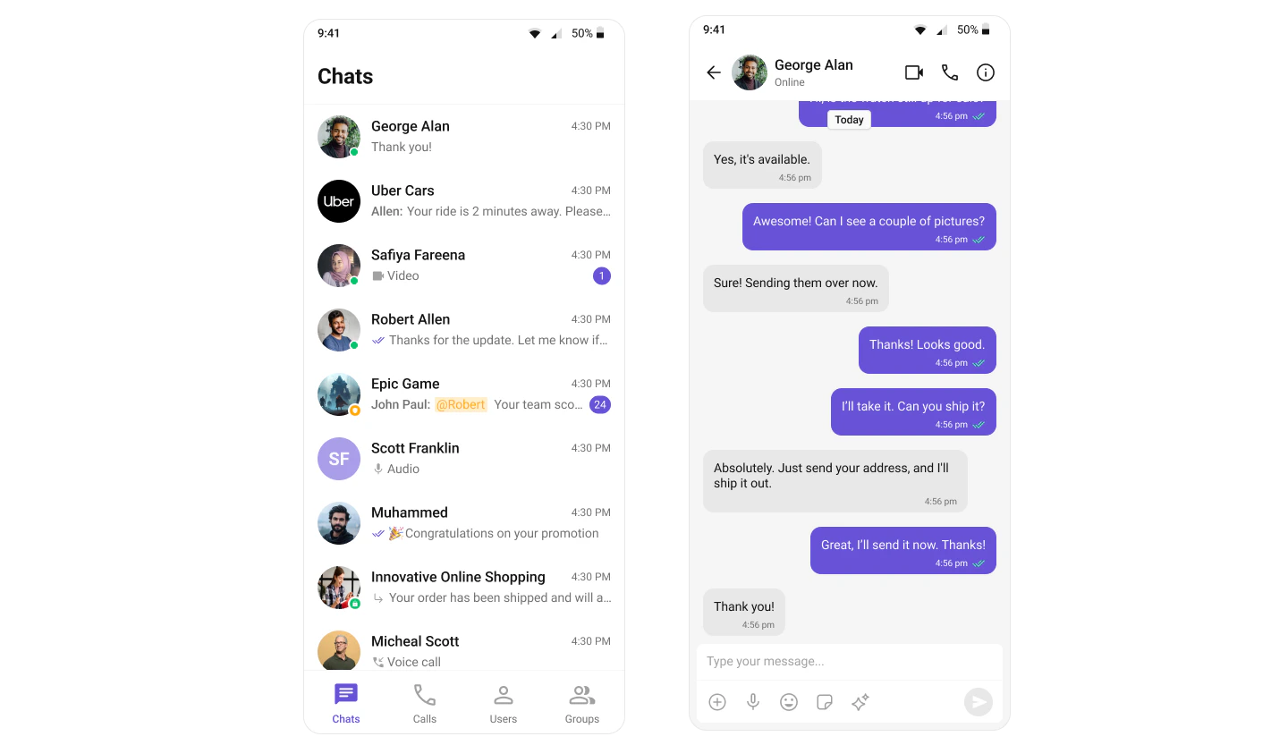 Building A Tab-Based Messaging UI - CometChat Docs