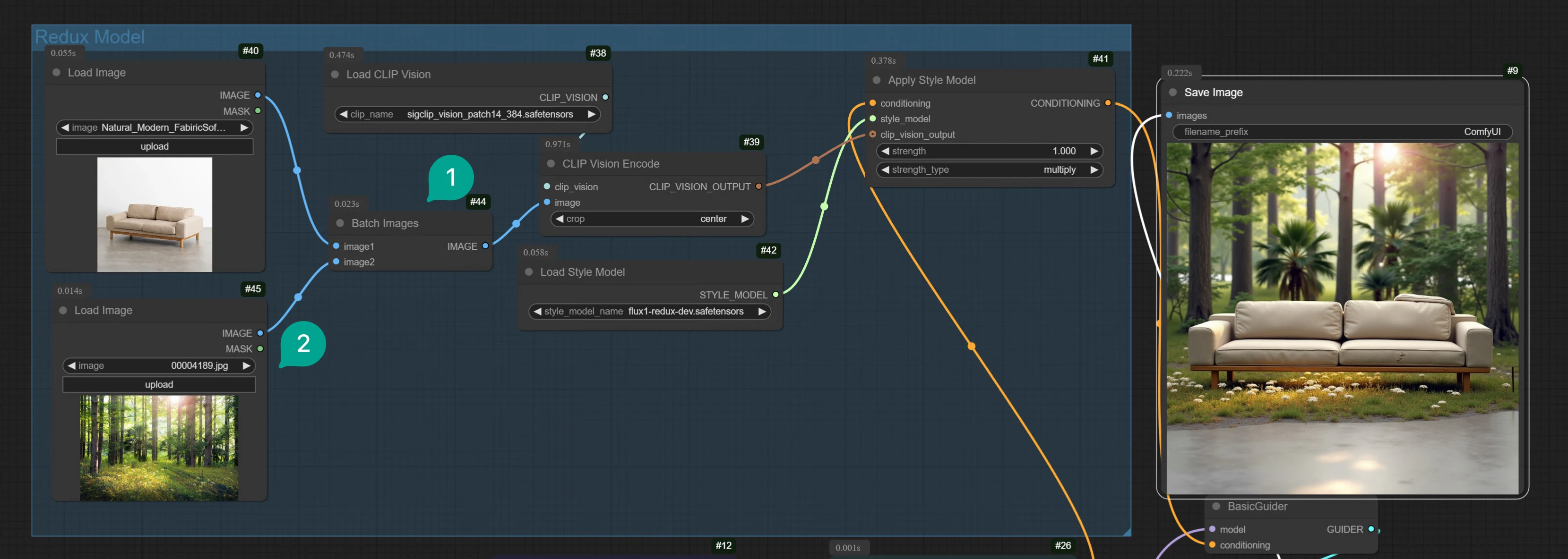 Flux Redux Batch Image