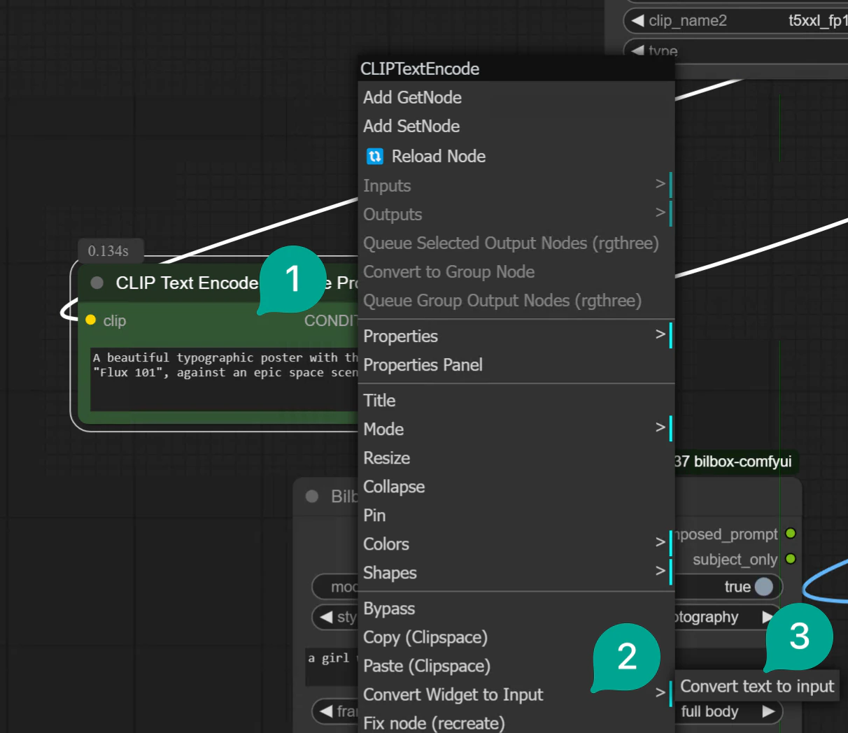 Flux Bilbox Show Inputs