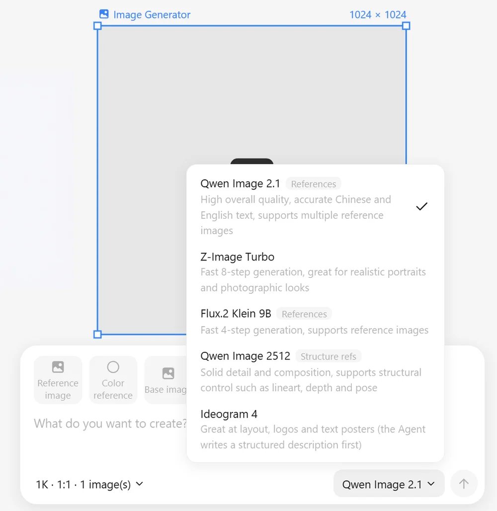 Model picker