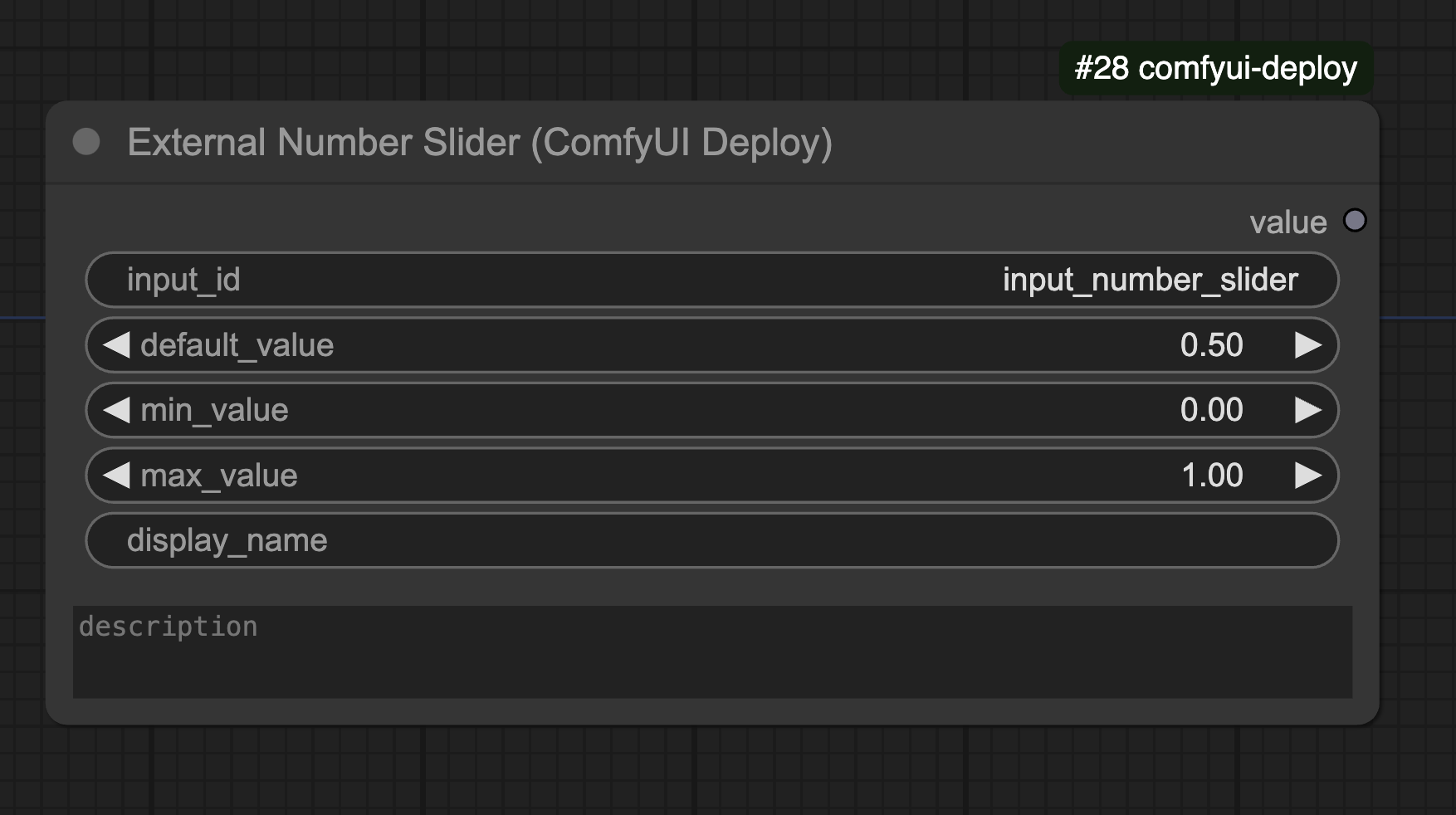 External Number Slider Node