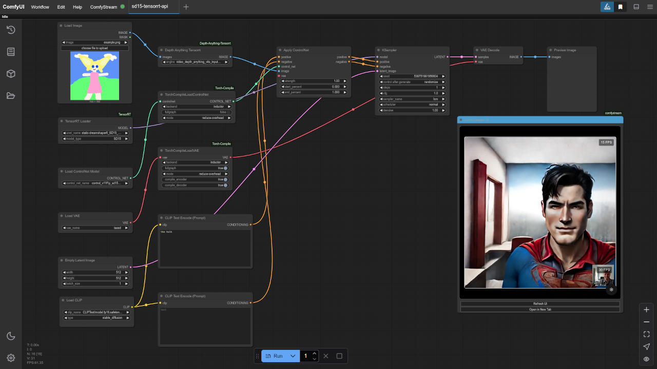Comfystream Custom Node