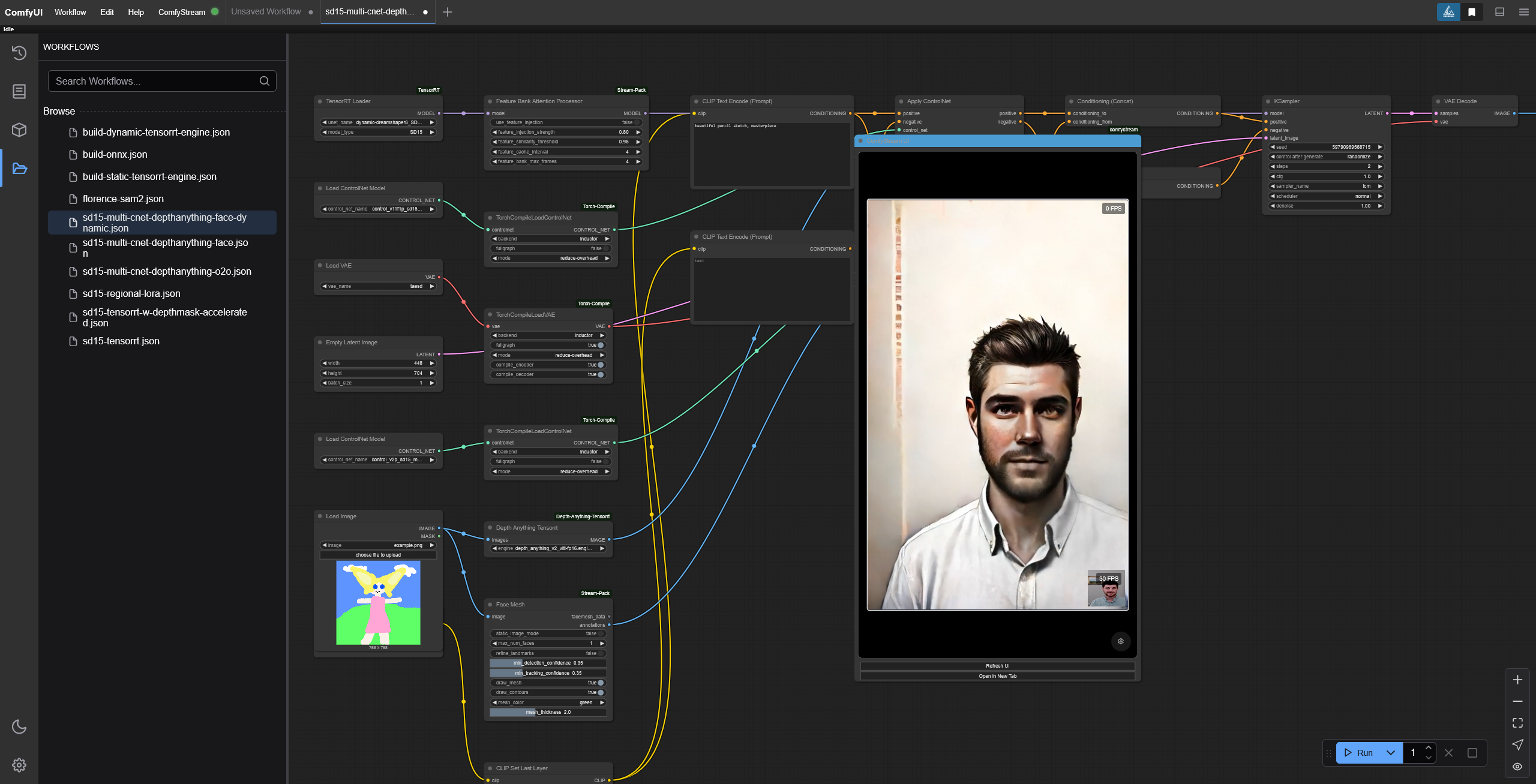 ComfyStream Multi-Resolution