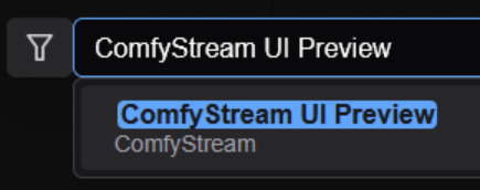 ComfyStream UI Preview