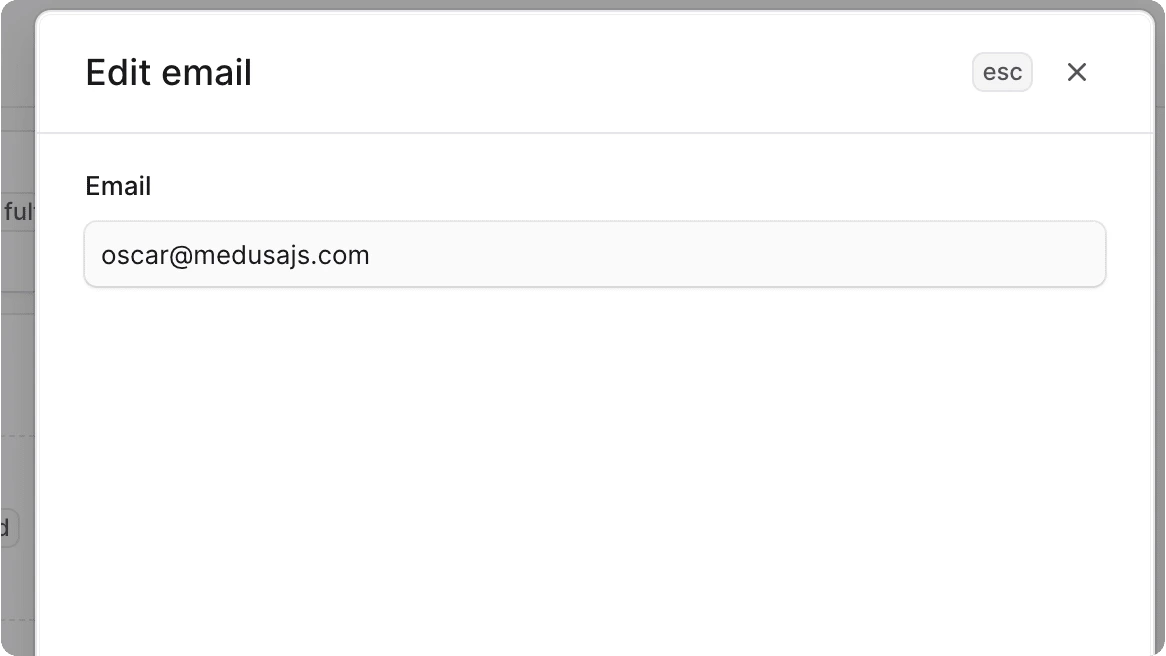 Edit Email Address Form