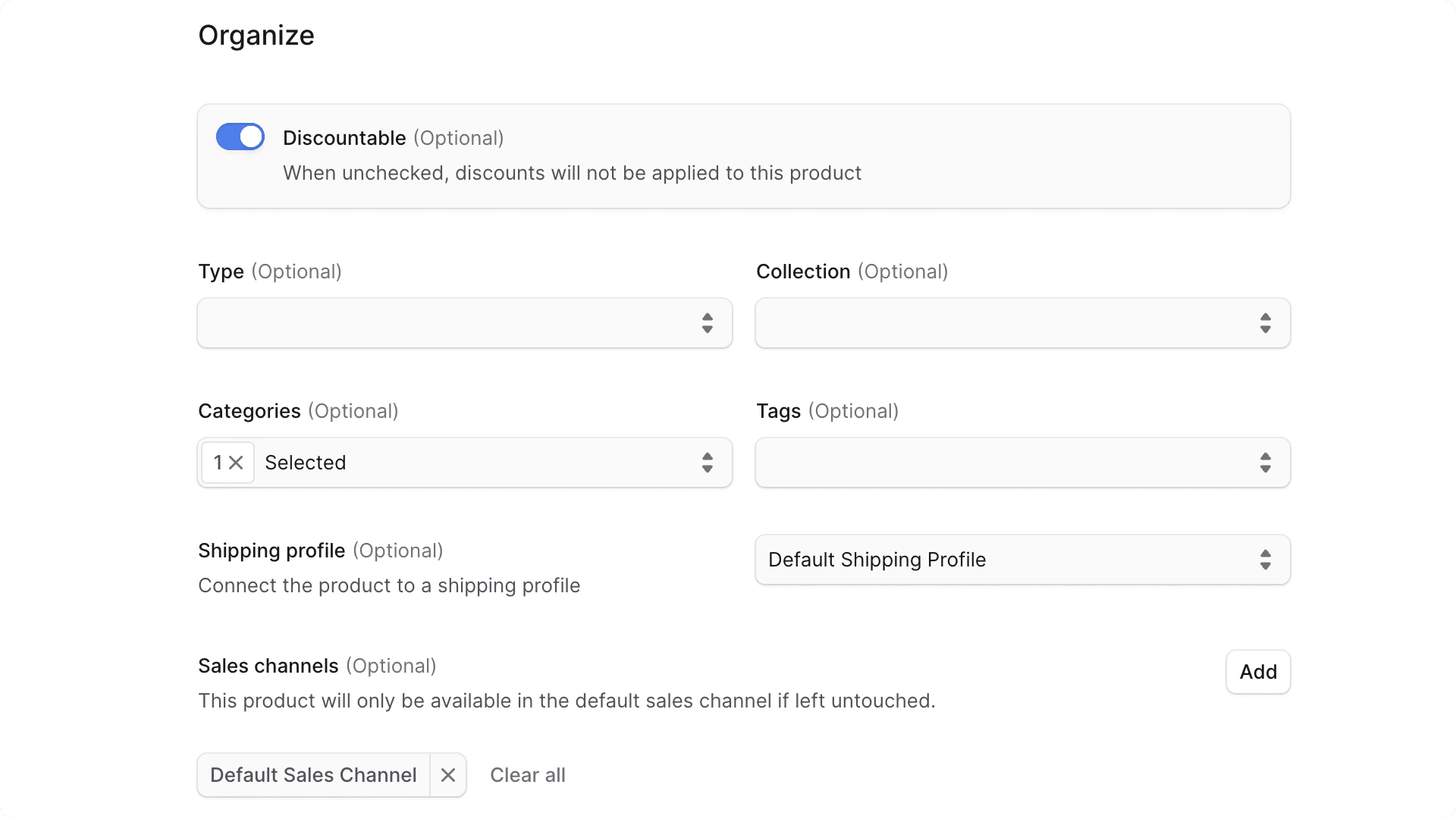 उत्पाद बनाएं दूसरा चरण