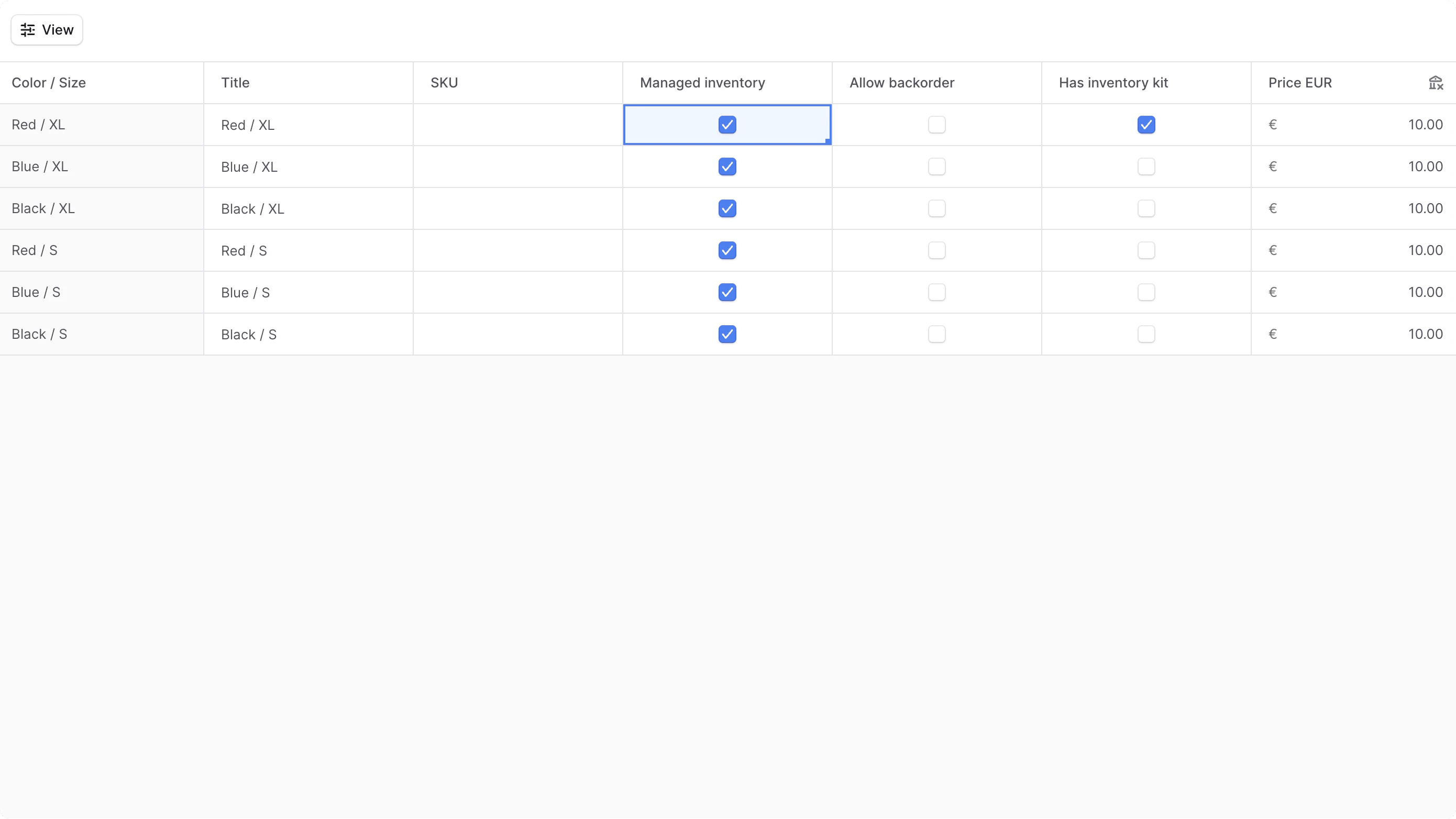 उत्पाद बनाएं तीसरा चरण