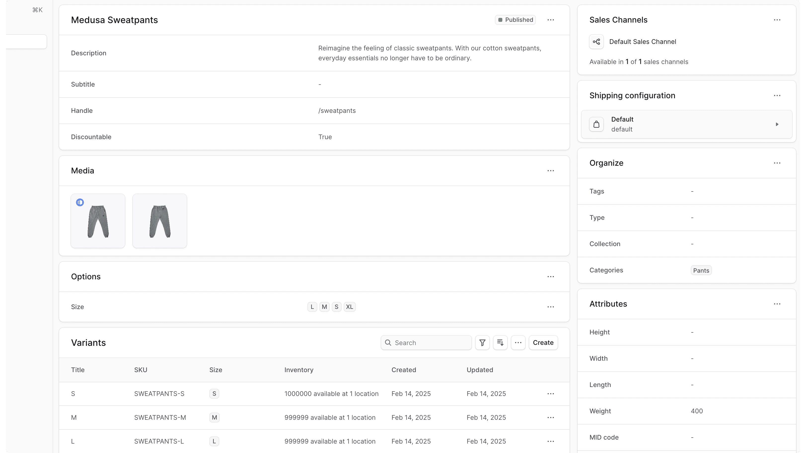 Product Details Page