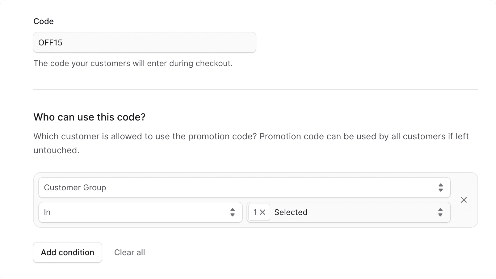 इस कोड अनुभाग का उपयोग कौन कर सकता है