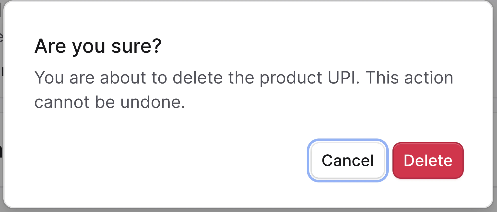 Delete a manual payment method