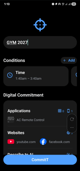CommitT Screen 3